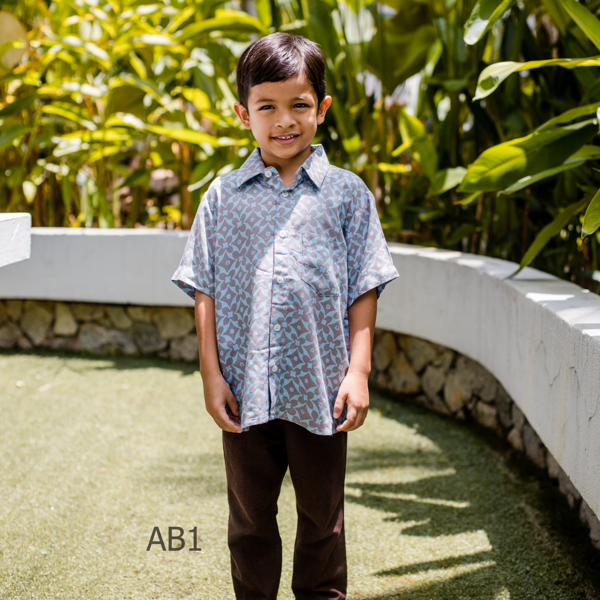 Boy's Batik PKL - All Blue