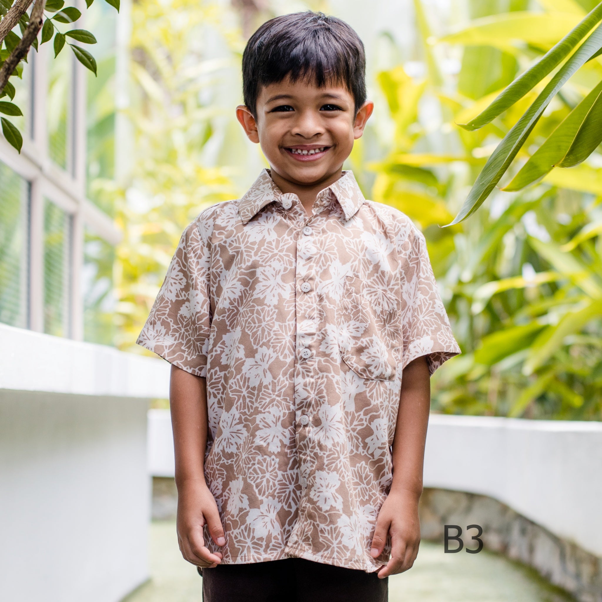 Boy's Batik PKL - Brown
