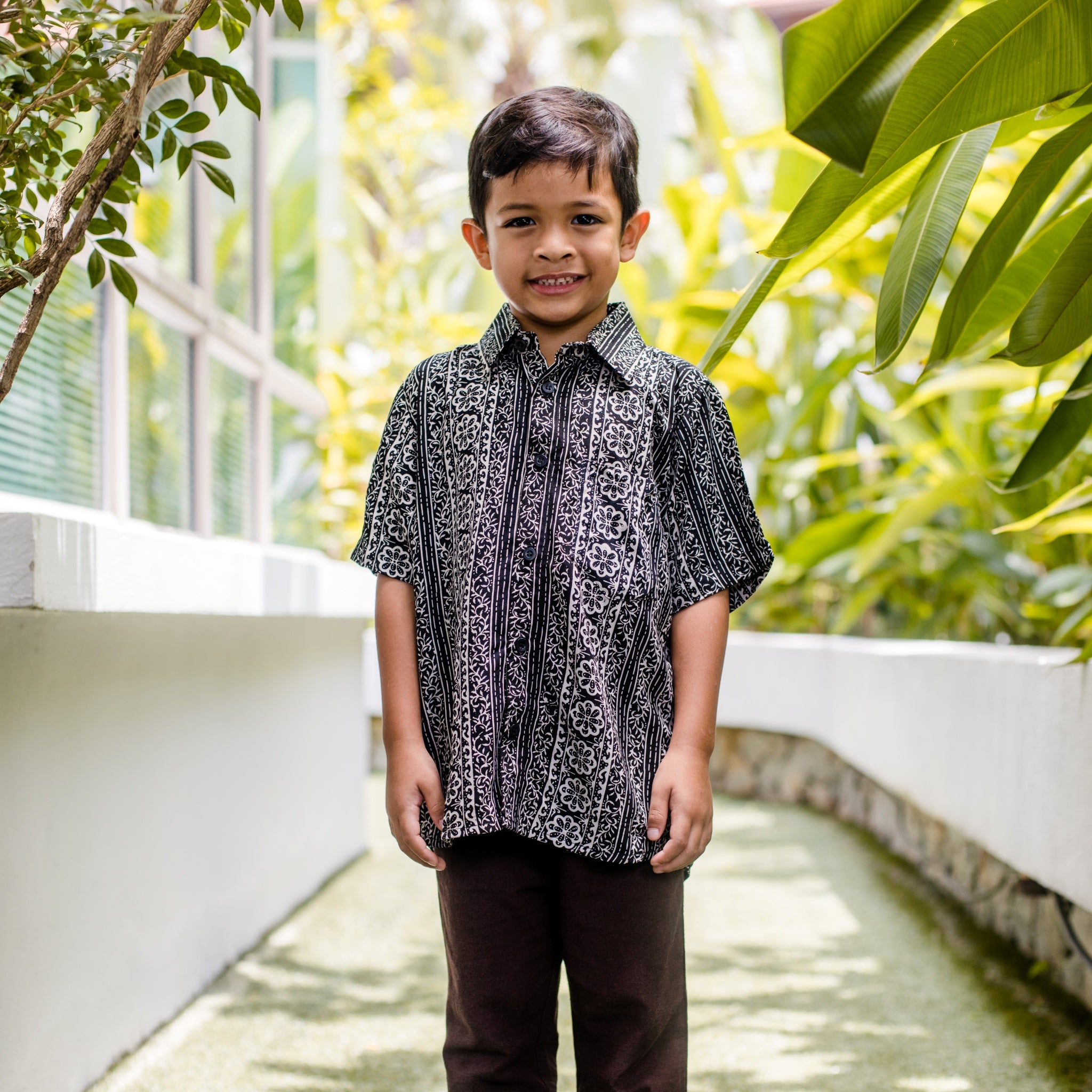 Boy's Batik PKL - Black