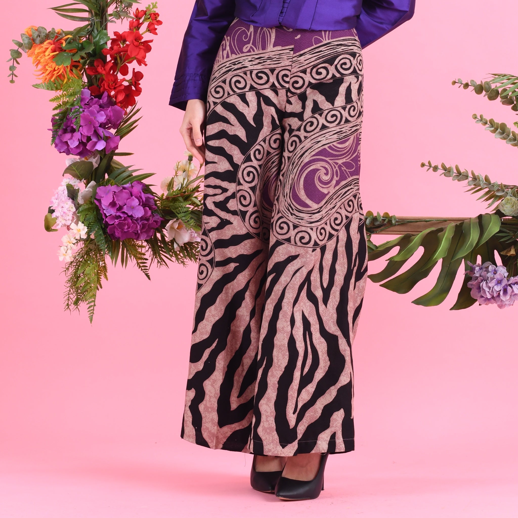 Palazzo Batik - Purple