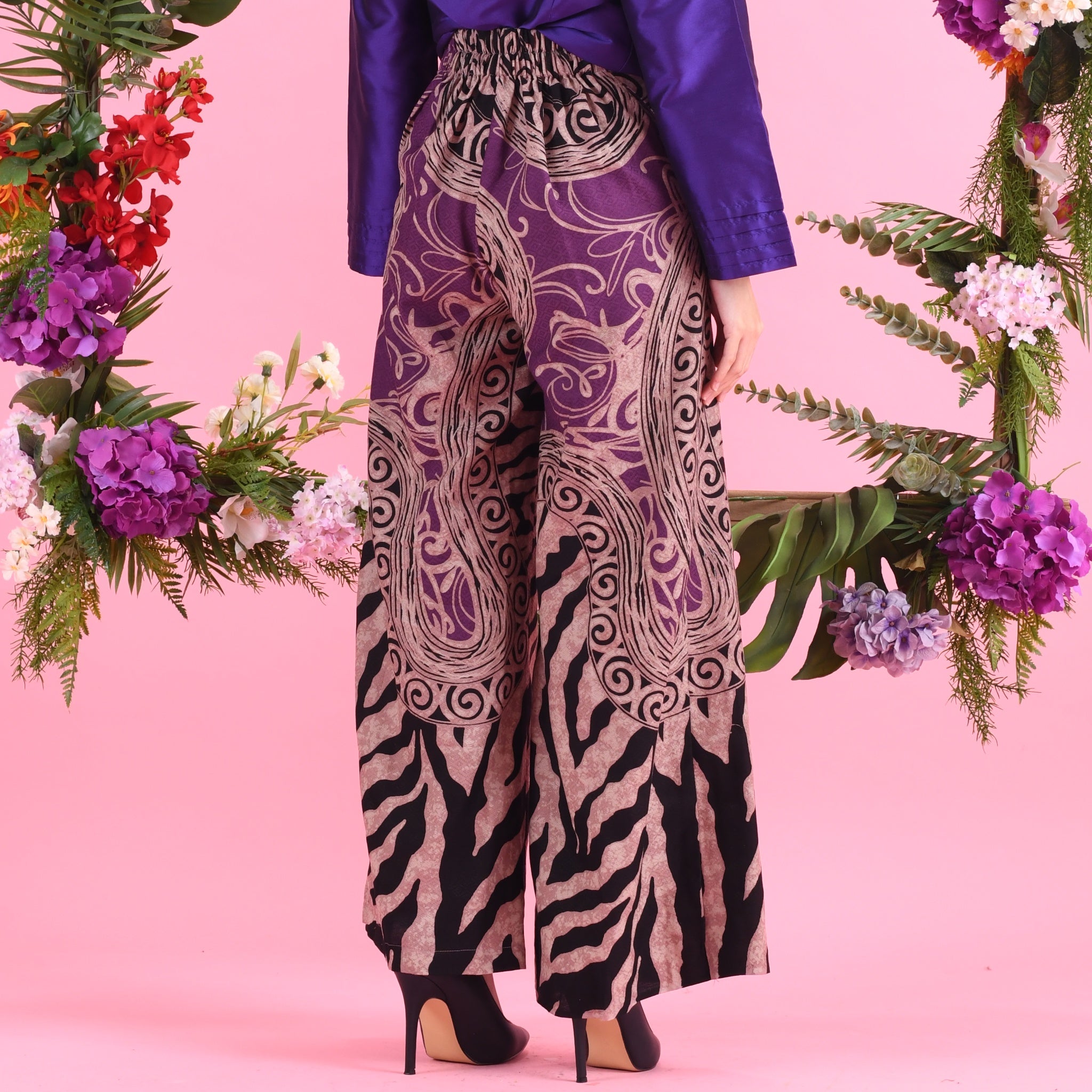 Palazzo Batik - Purple