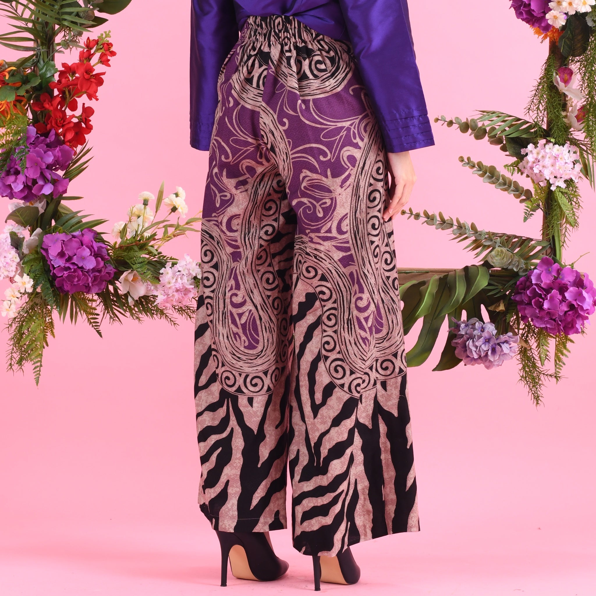 Palazzo Batik - Purple