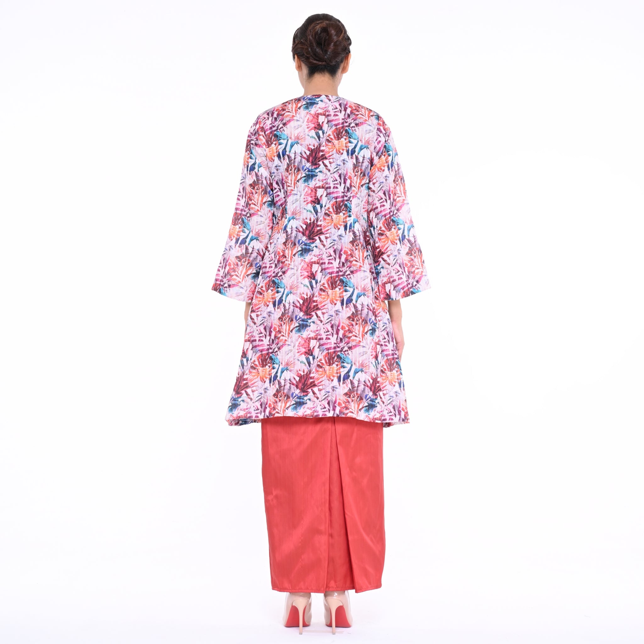 Baju Kurung Moden Che Kiah Wildflower Brown