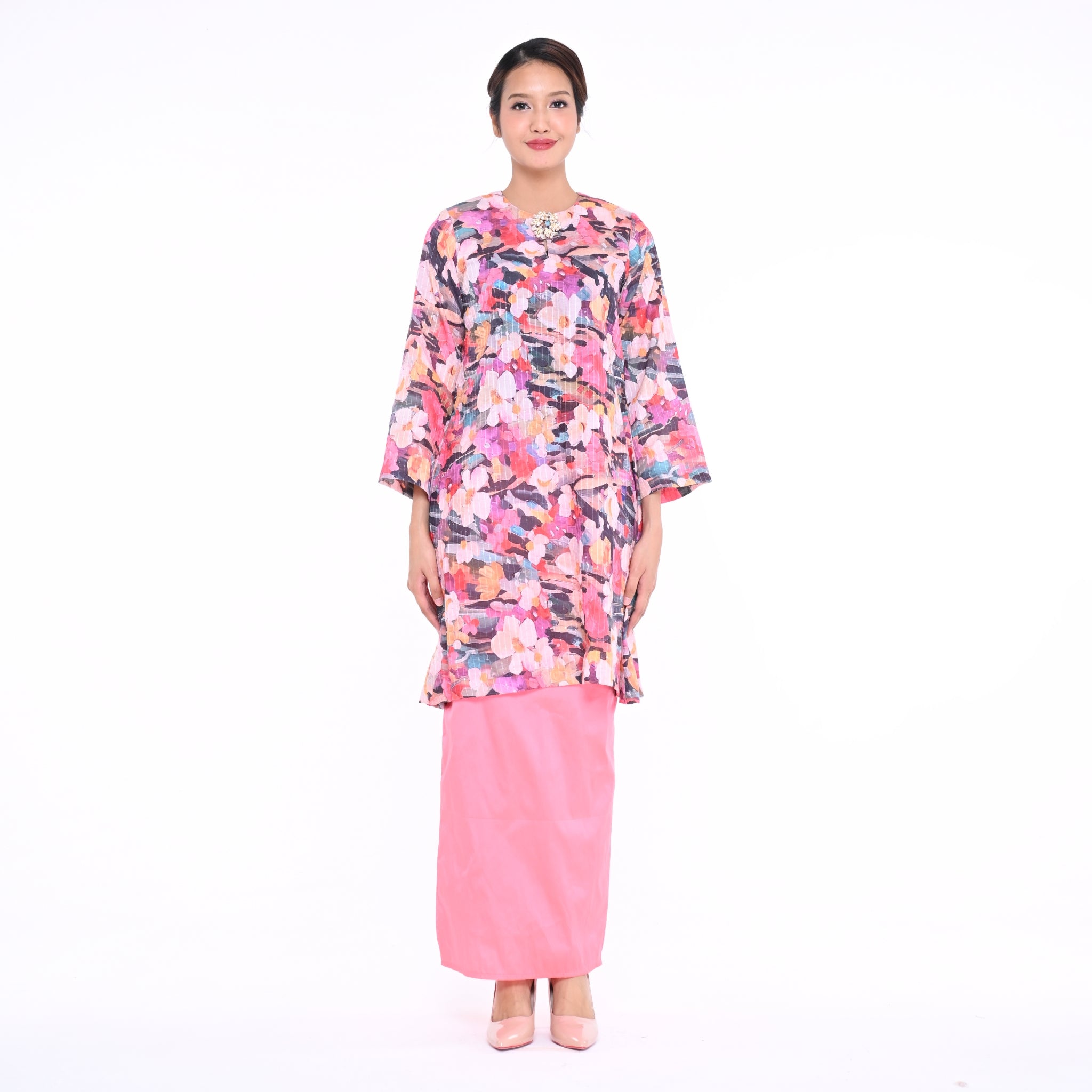 Baju Kurung Moden Che Kiah Wildflower Mix