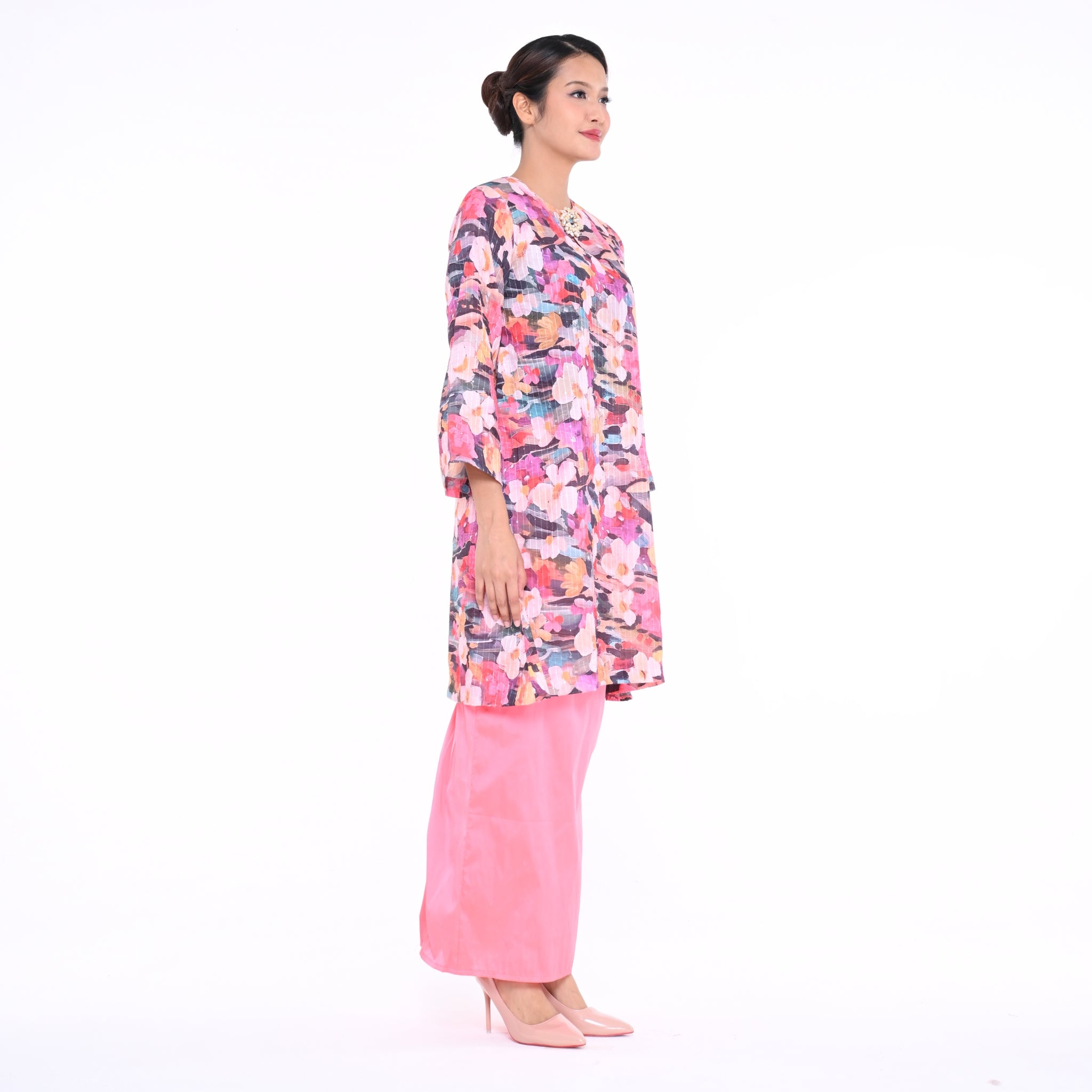 Baju Kurung Moden Che Kiah Wildflower Mix