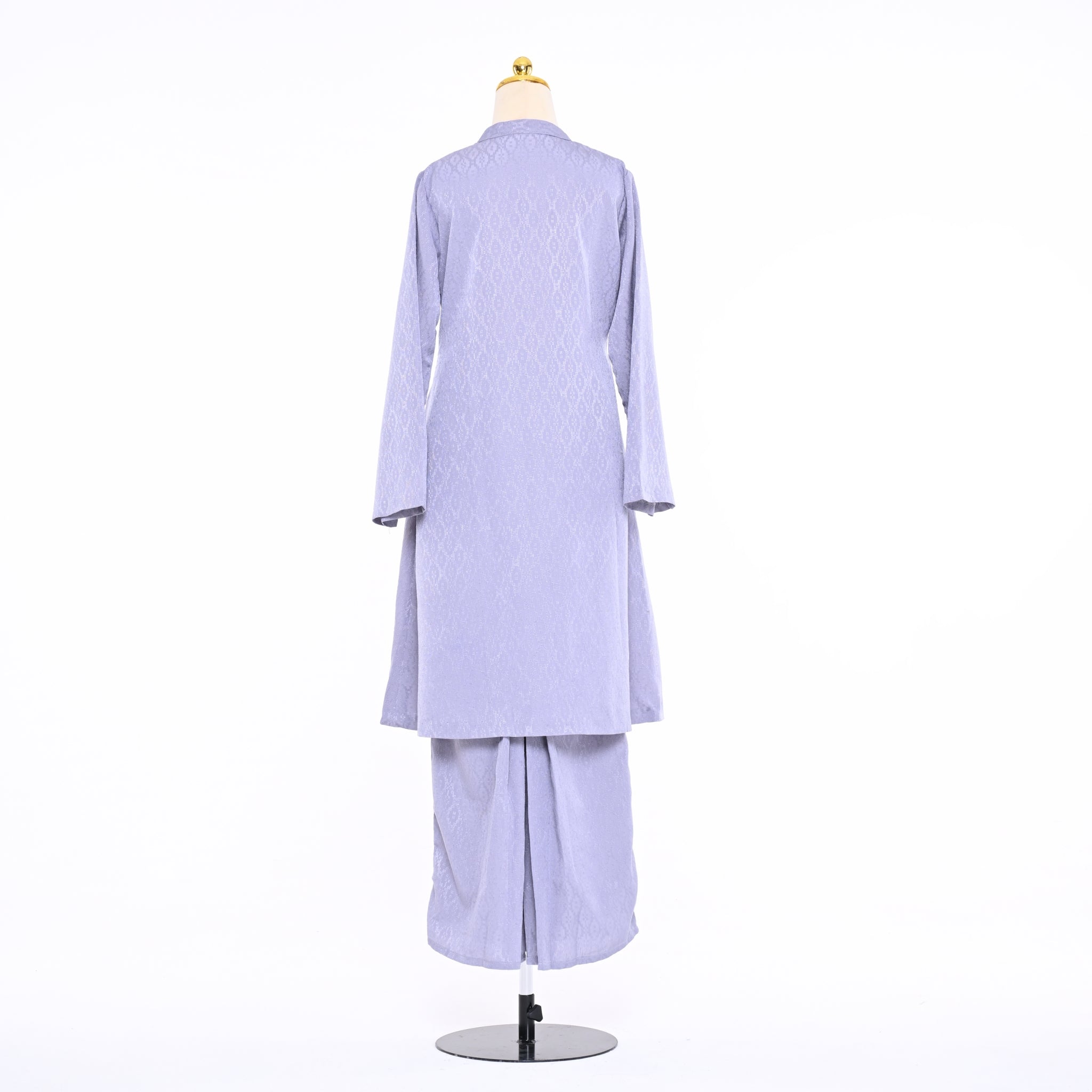 Baju Kurung CM Plain Grey