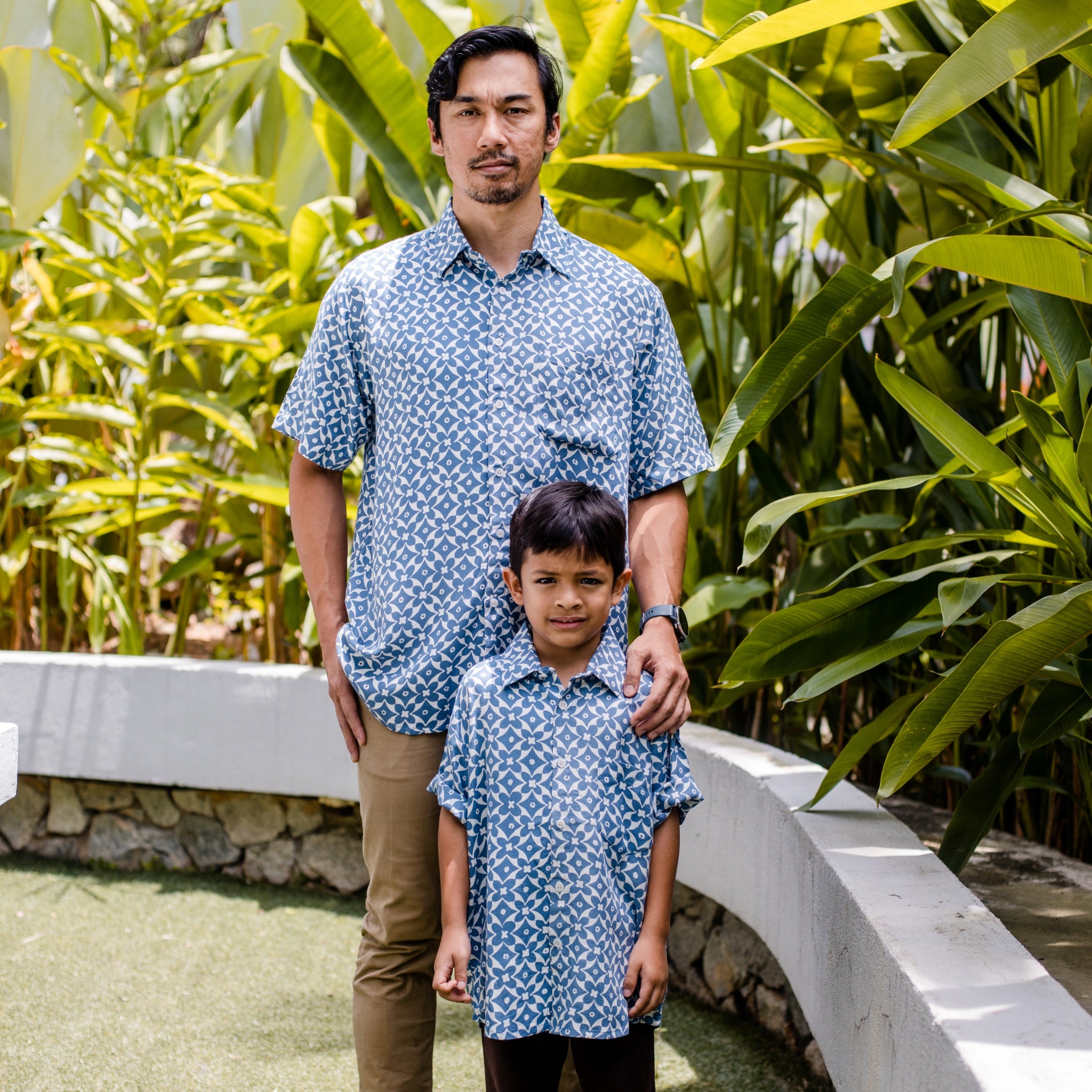Men Batik PKL - White-Blue