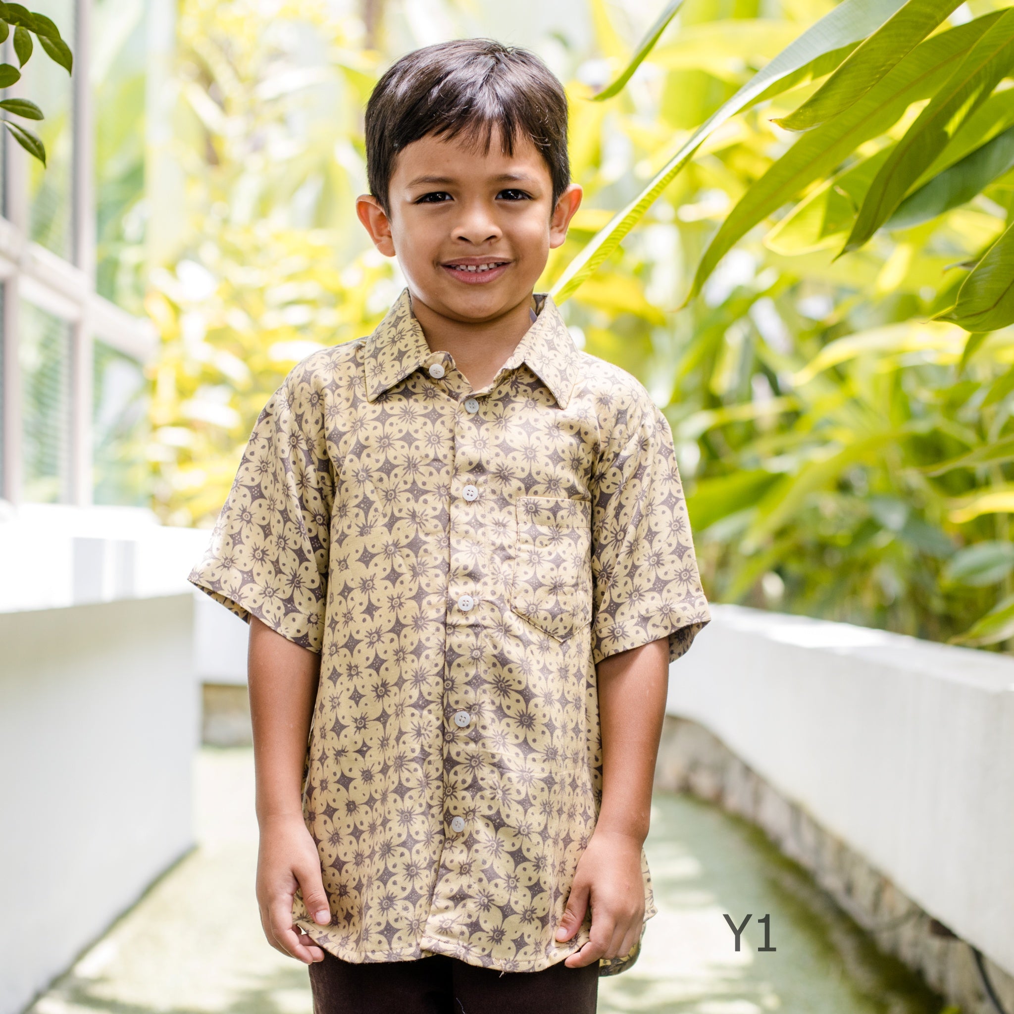 Boy's Batik PKL - Yellow