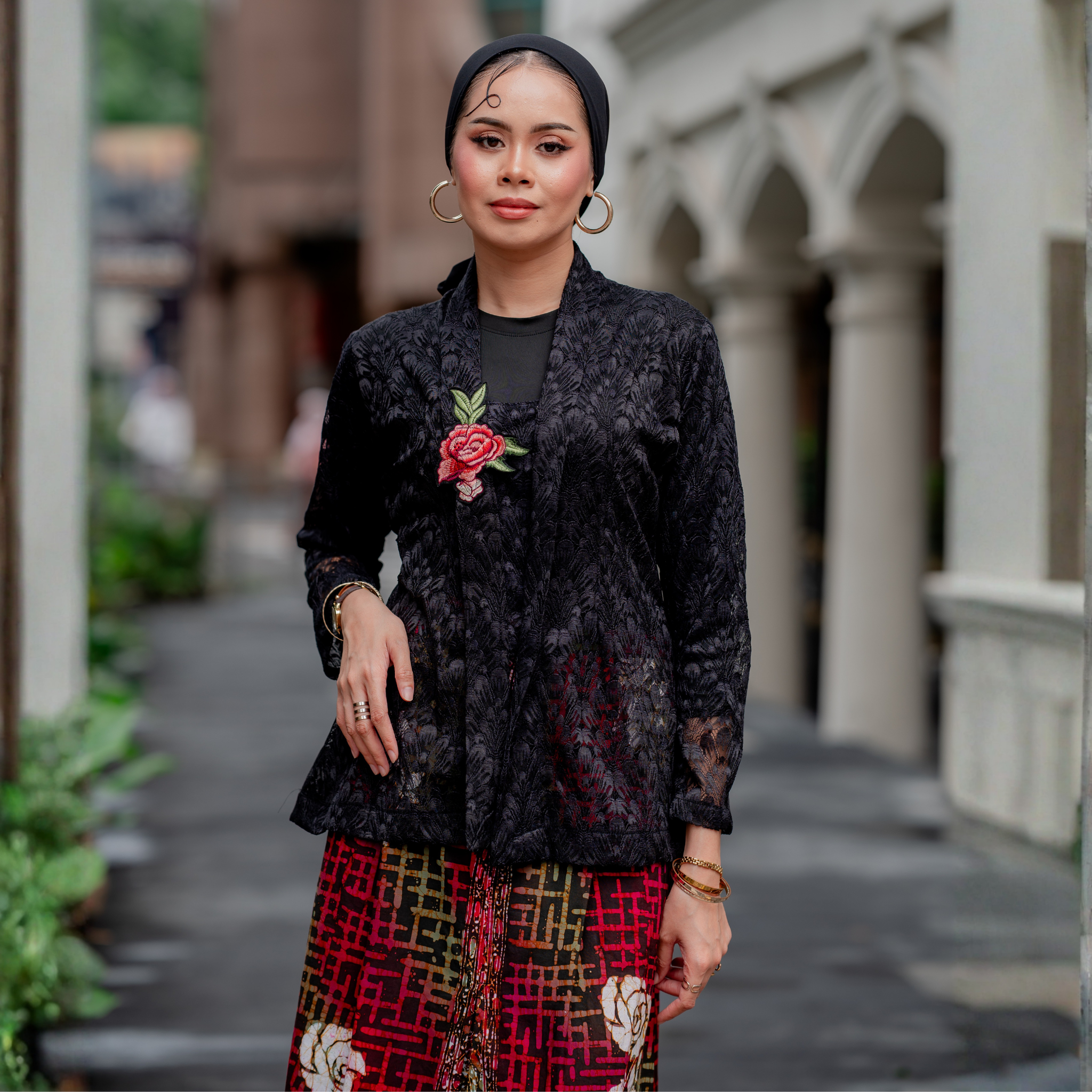 Rita Black Lace Kebaya
