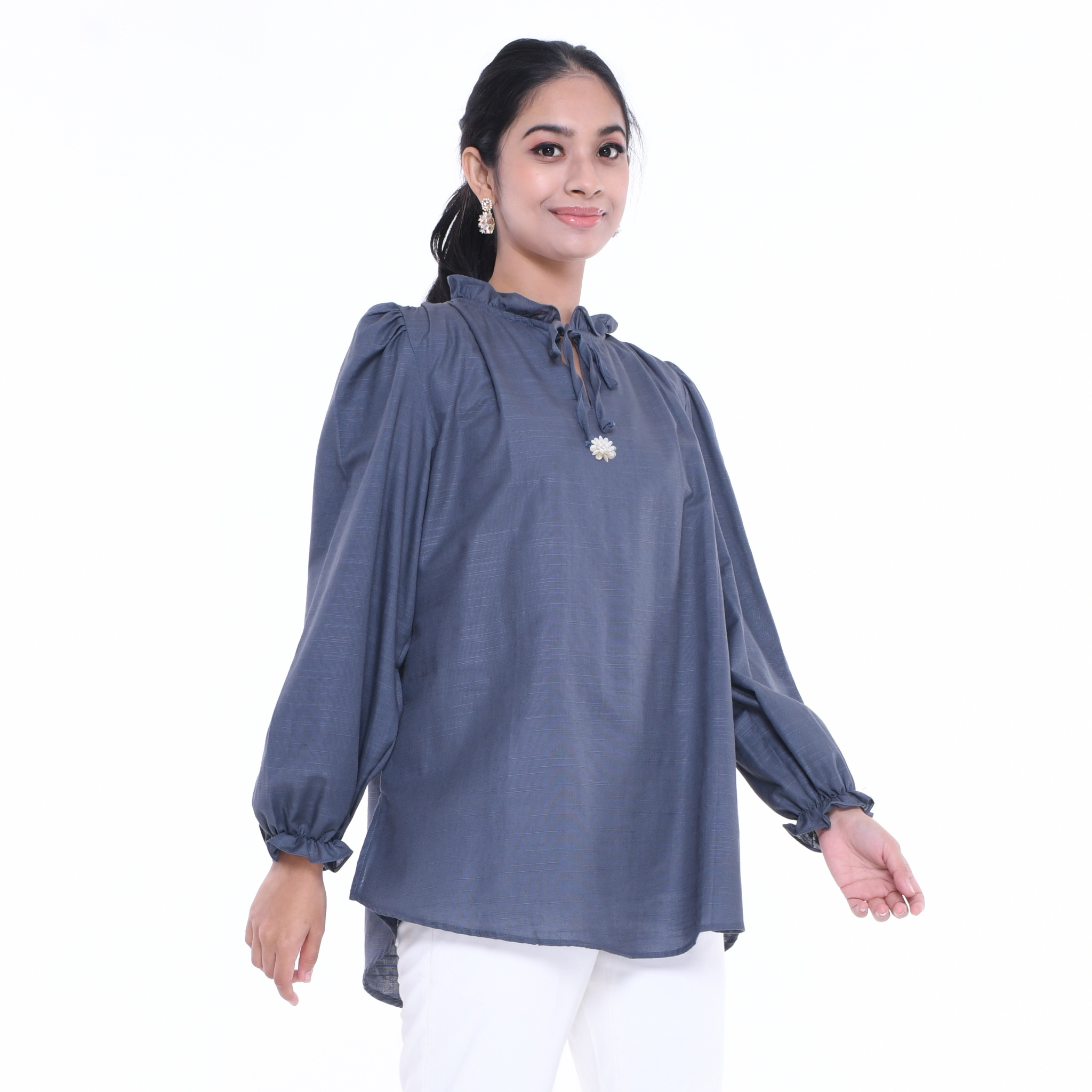 Miranda Blouse - Grey