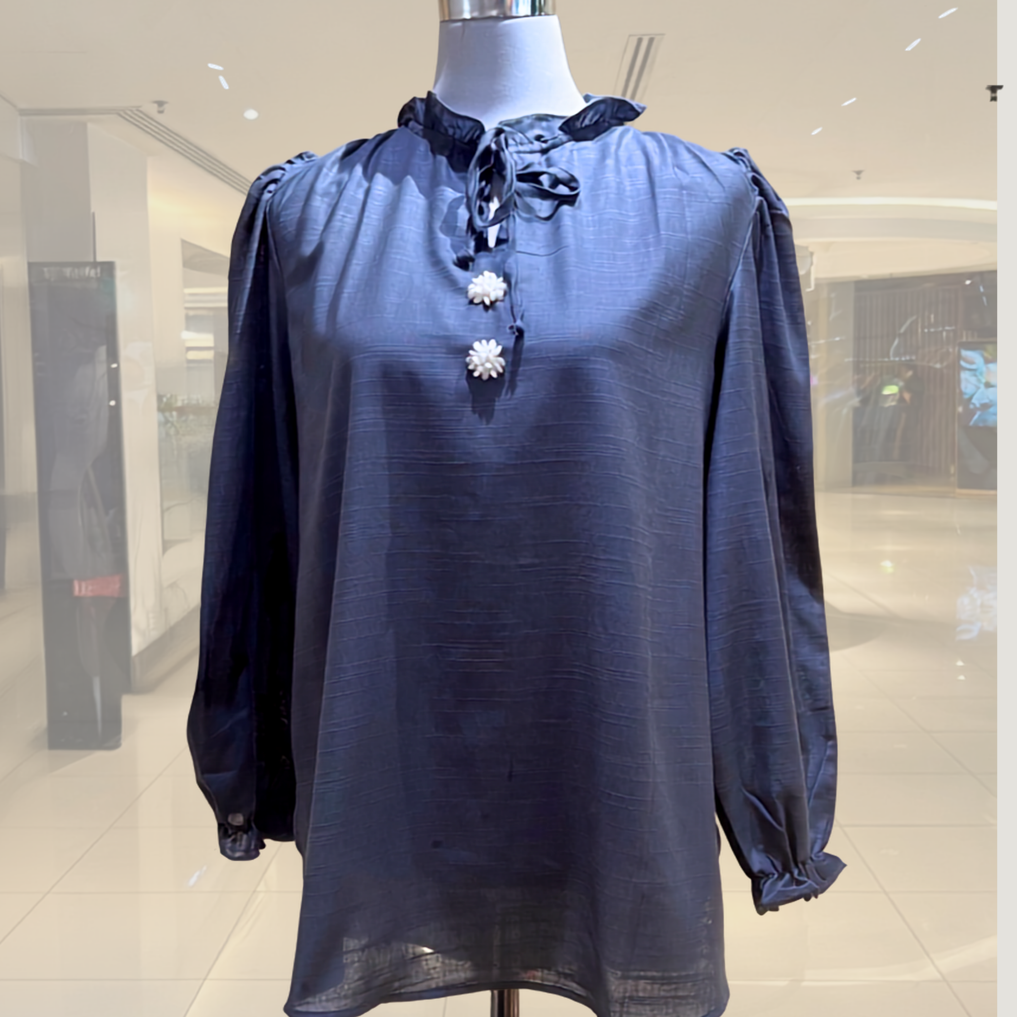Miranda Blouse - Grey