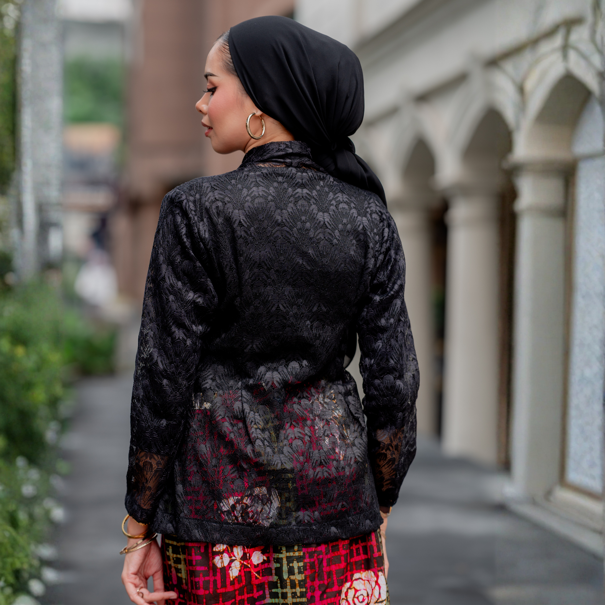 Rita Black Lace Kebaya