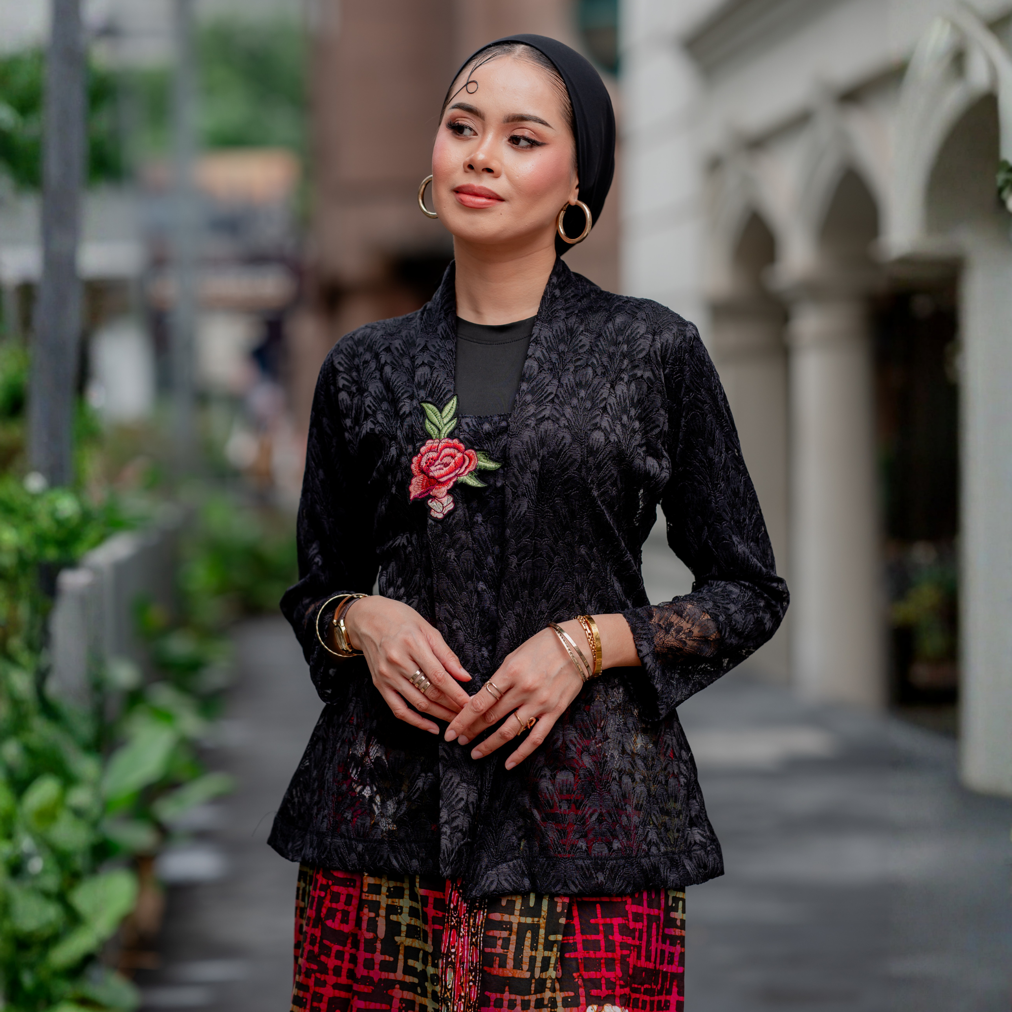 Rita Black Lace Kebaya