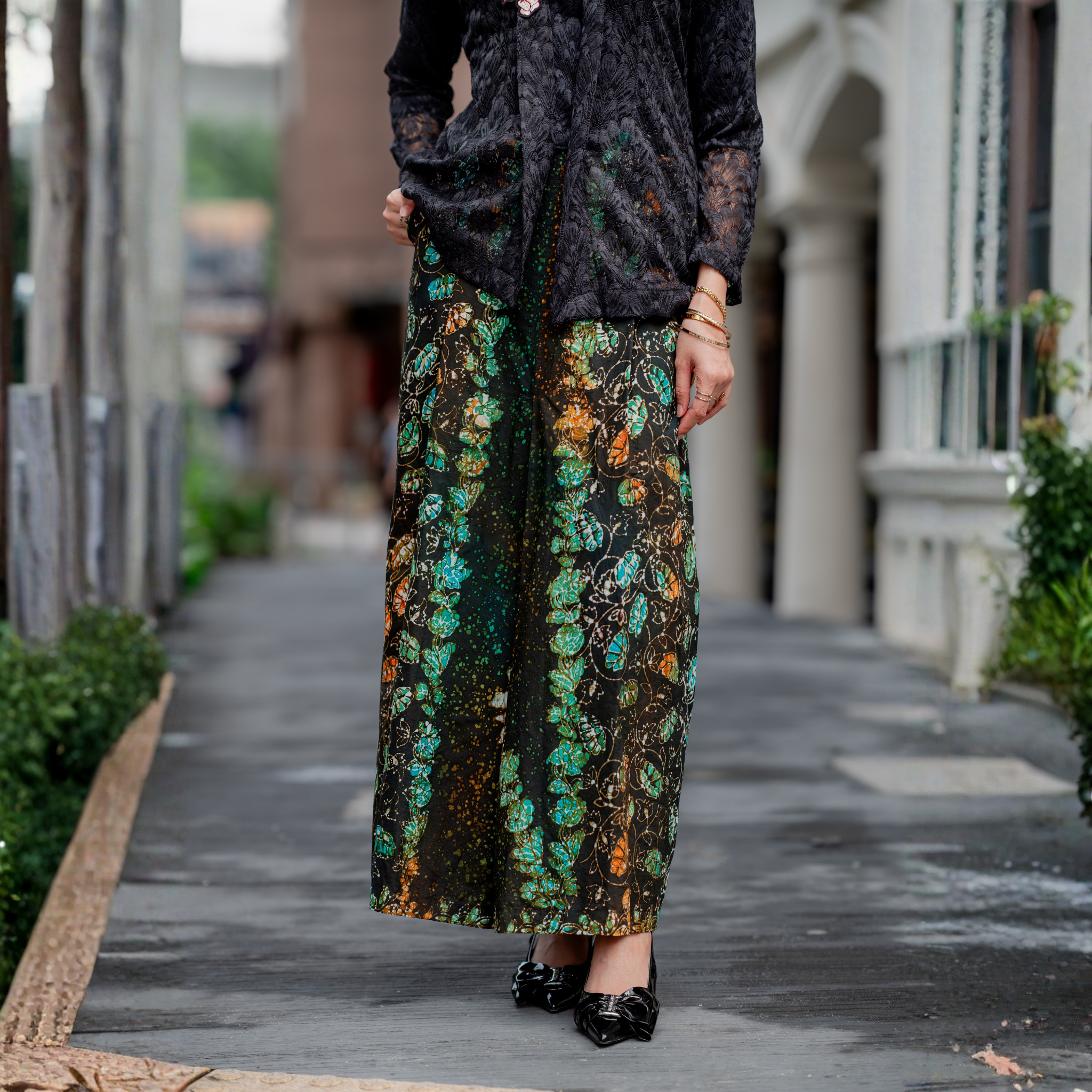 Black Azalea Batik Skirt BG (S)