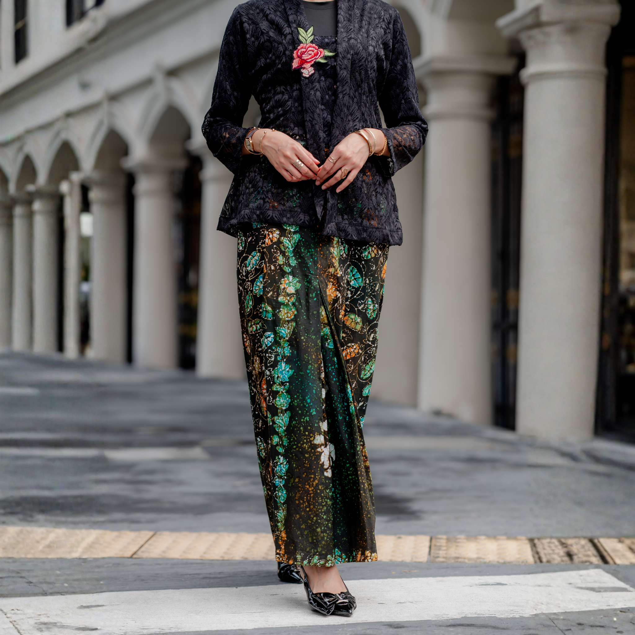 Black Azalea Batik Skirt BG (S)