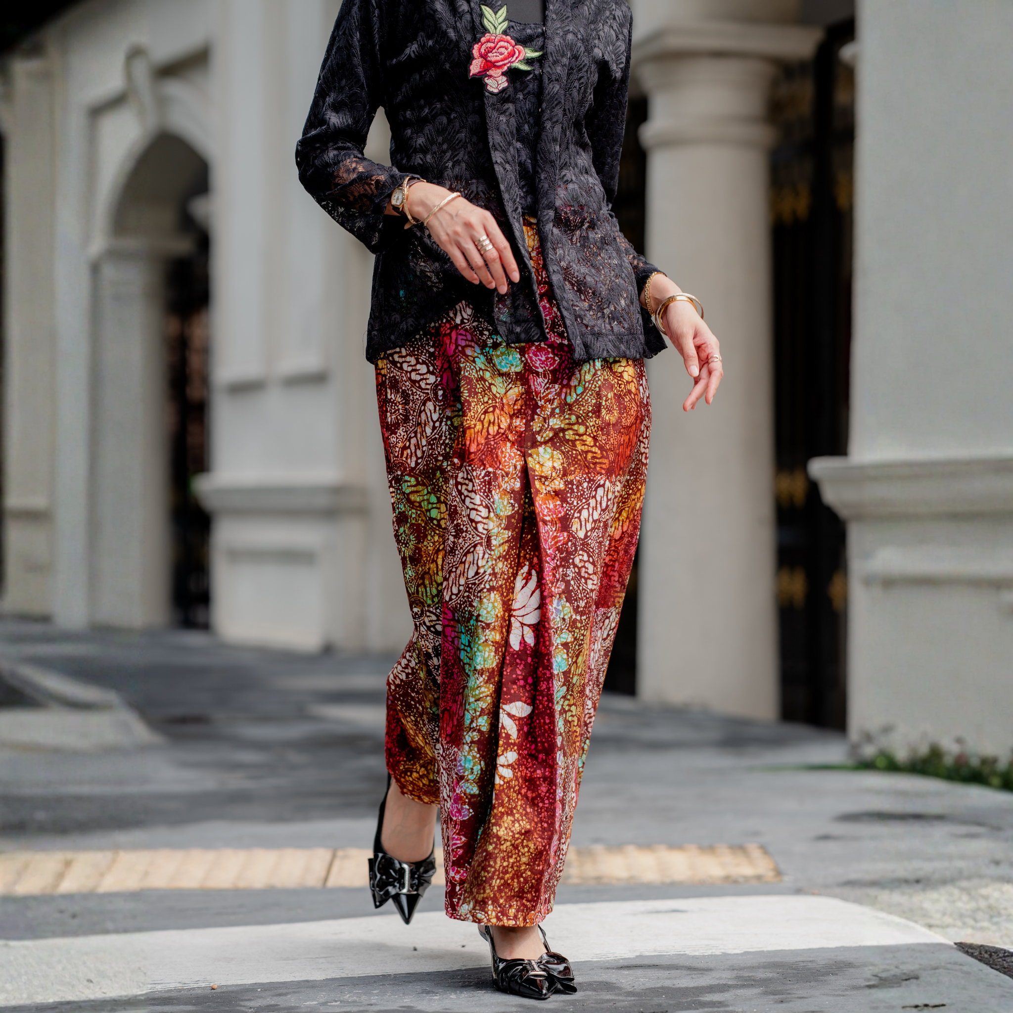 Black Azalea Batik Skirt CR (S)