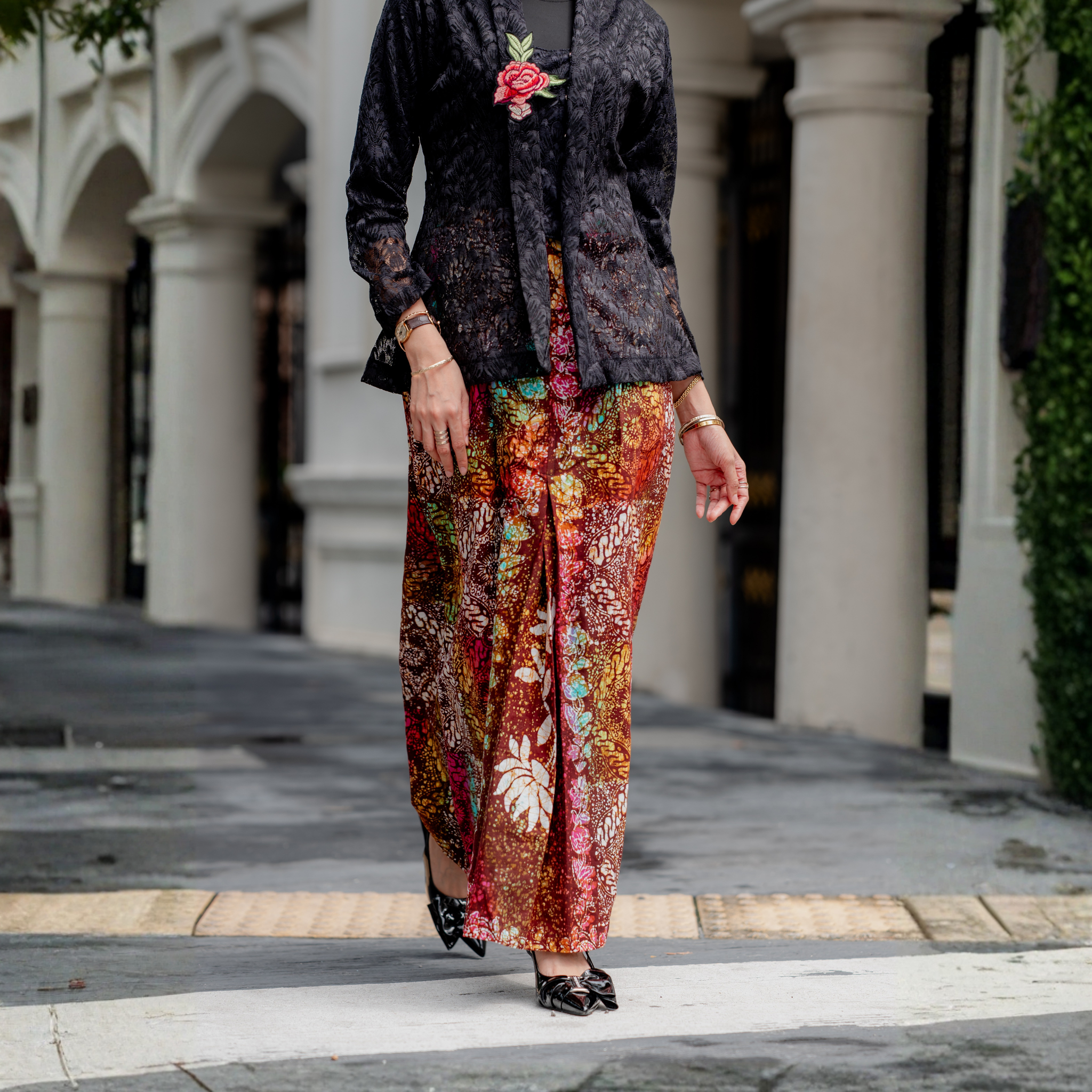 Black Azalea Batik Skirt CR (S)