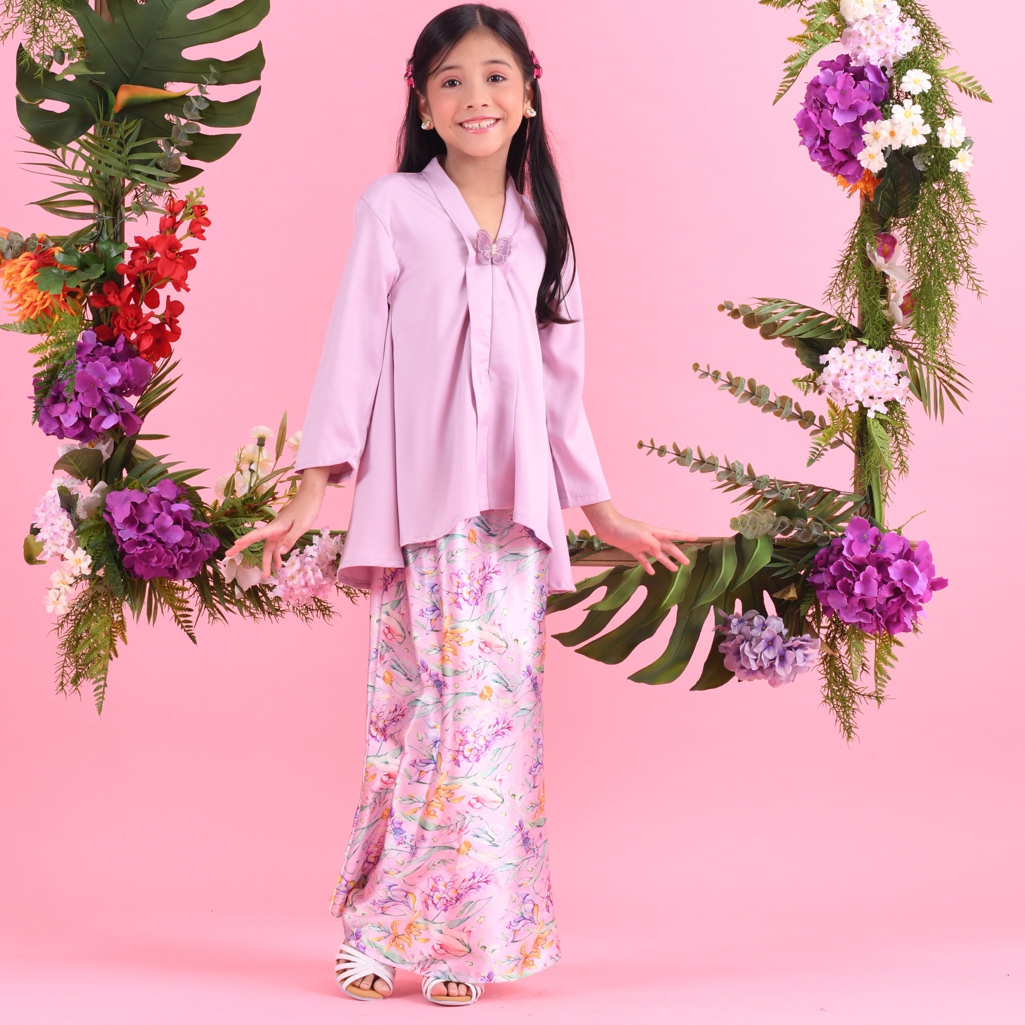 Floria Set in Lilac - Girls