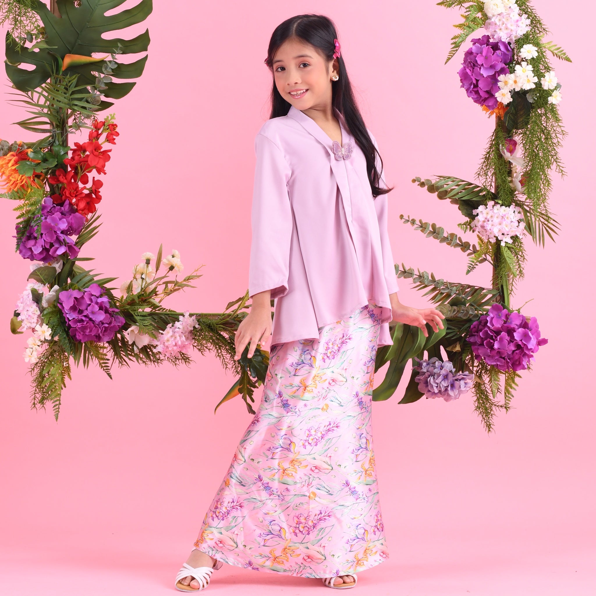 Floria Set in Lilac - Girls