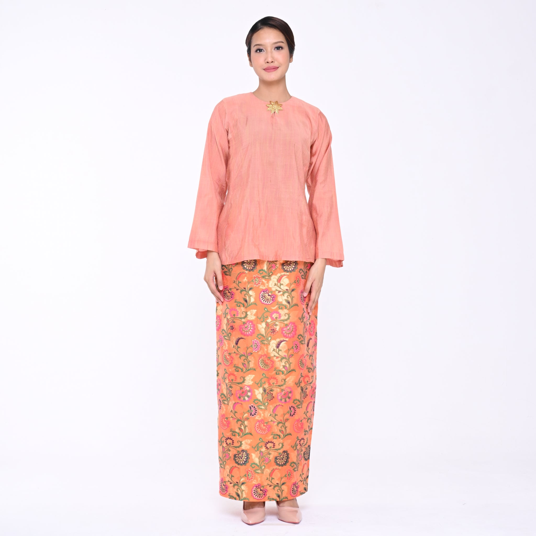 BKD Pesak Orange Brocade