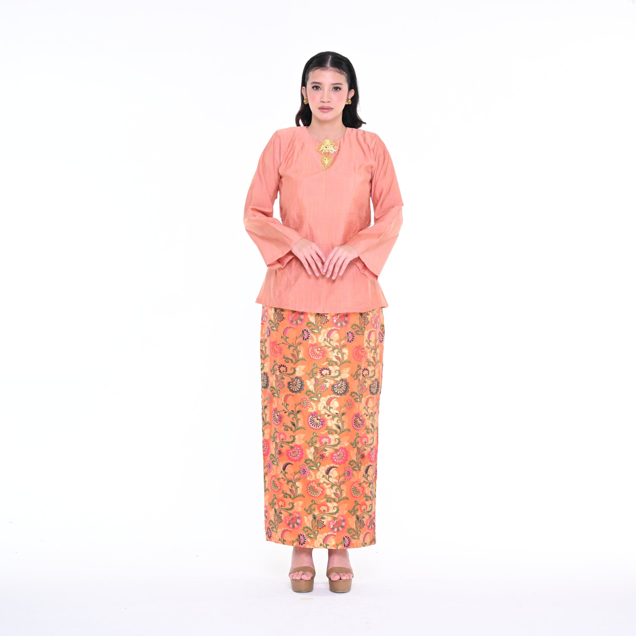 BKD Pesak Orange Brocade