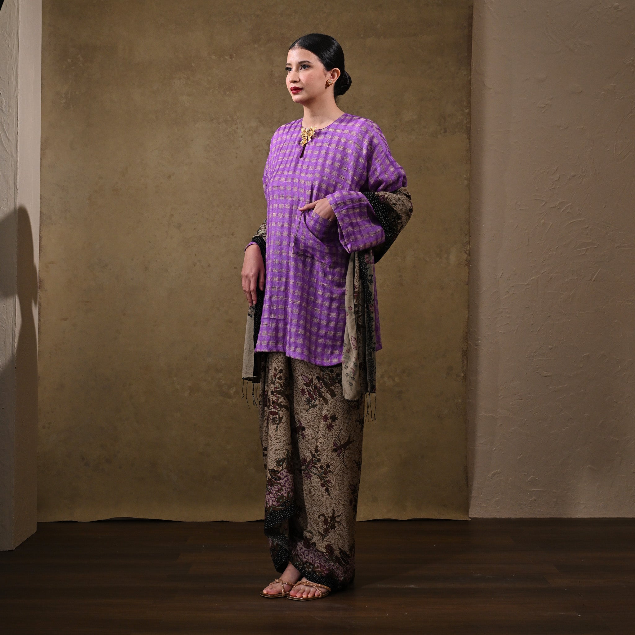 BKDH Opah Purple Batik