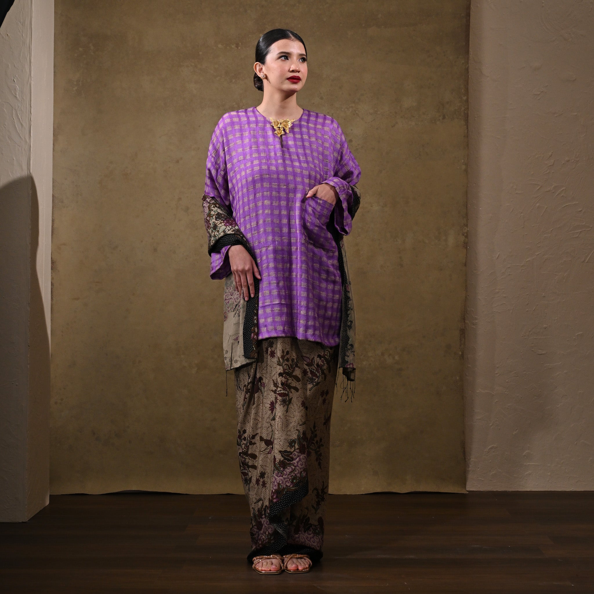 BKDH Opah Purple Batik