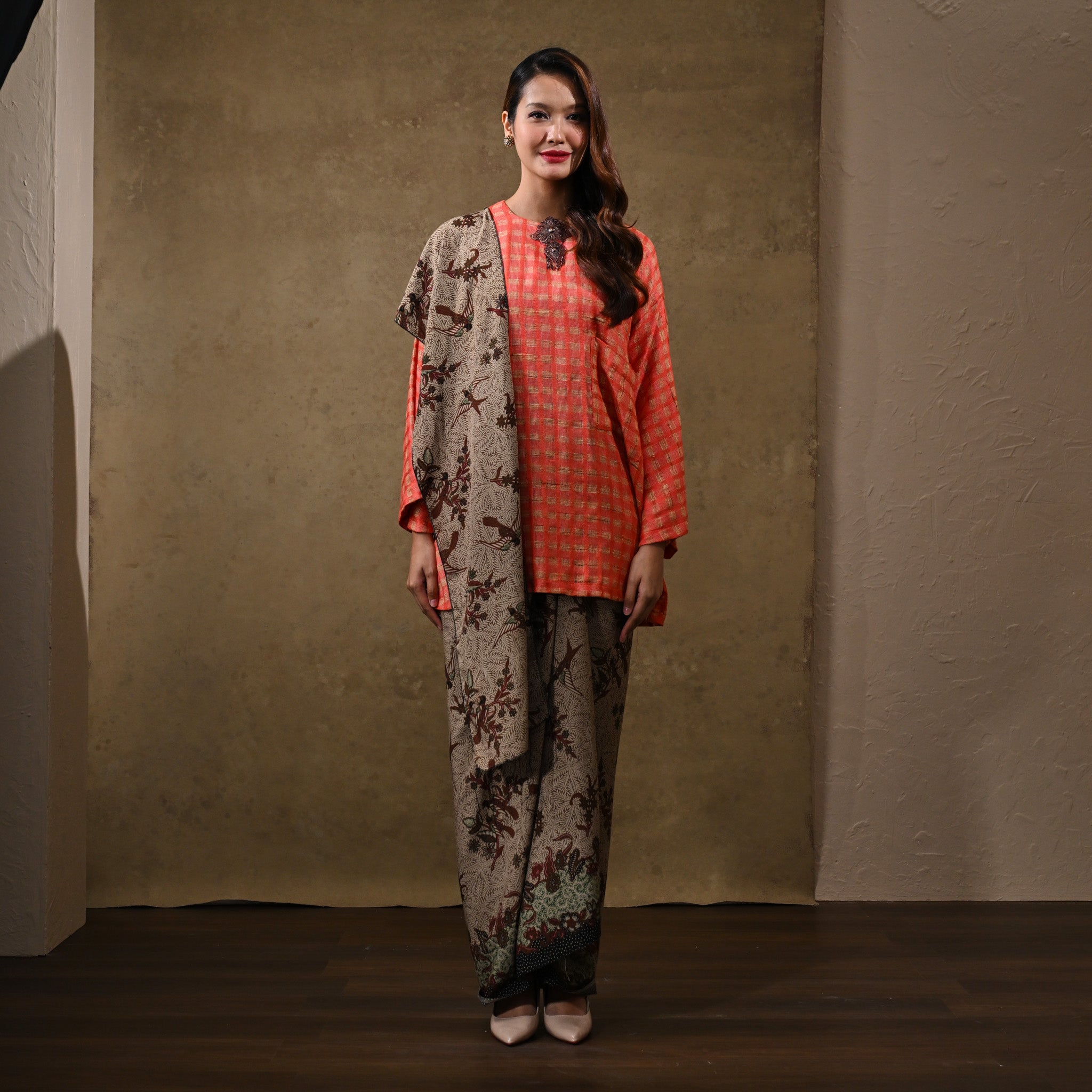 BKDH Opah Orange Batik