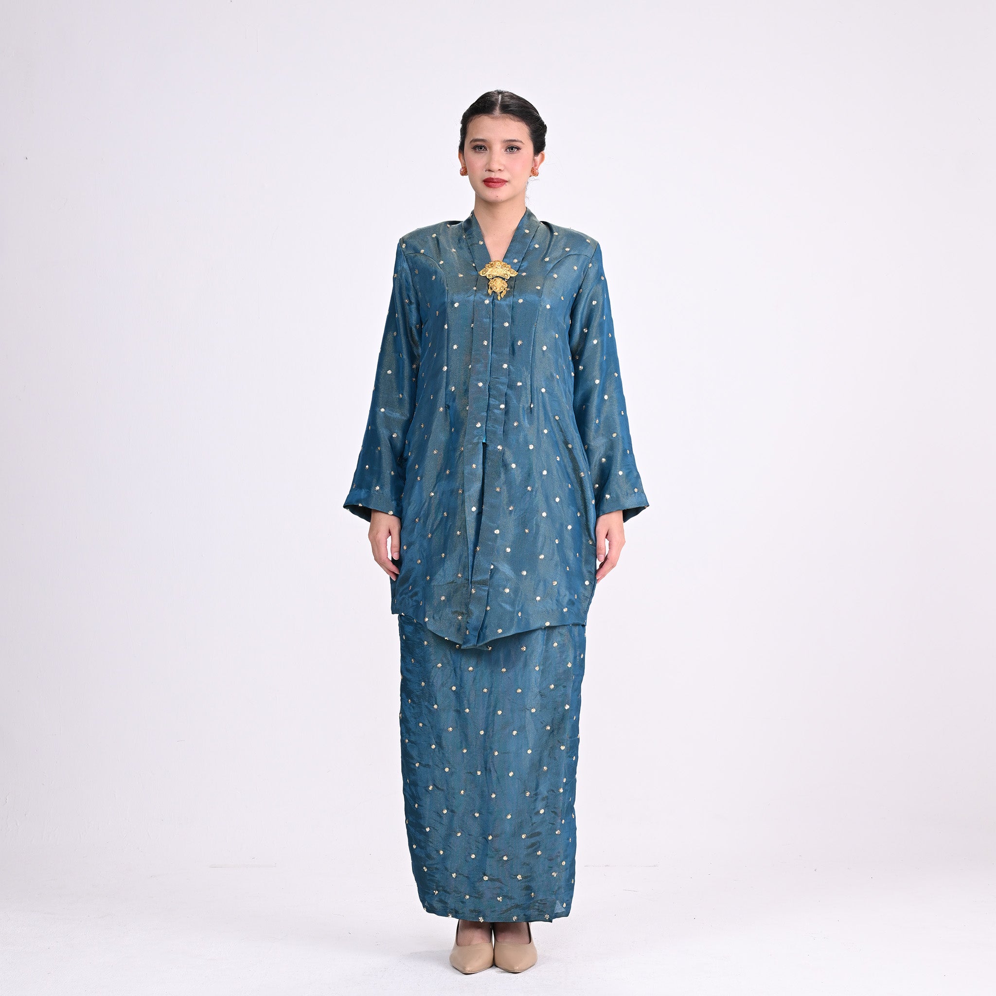 Kebaya Tok  Dayang Turqoise