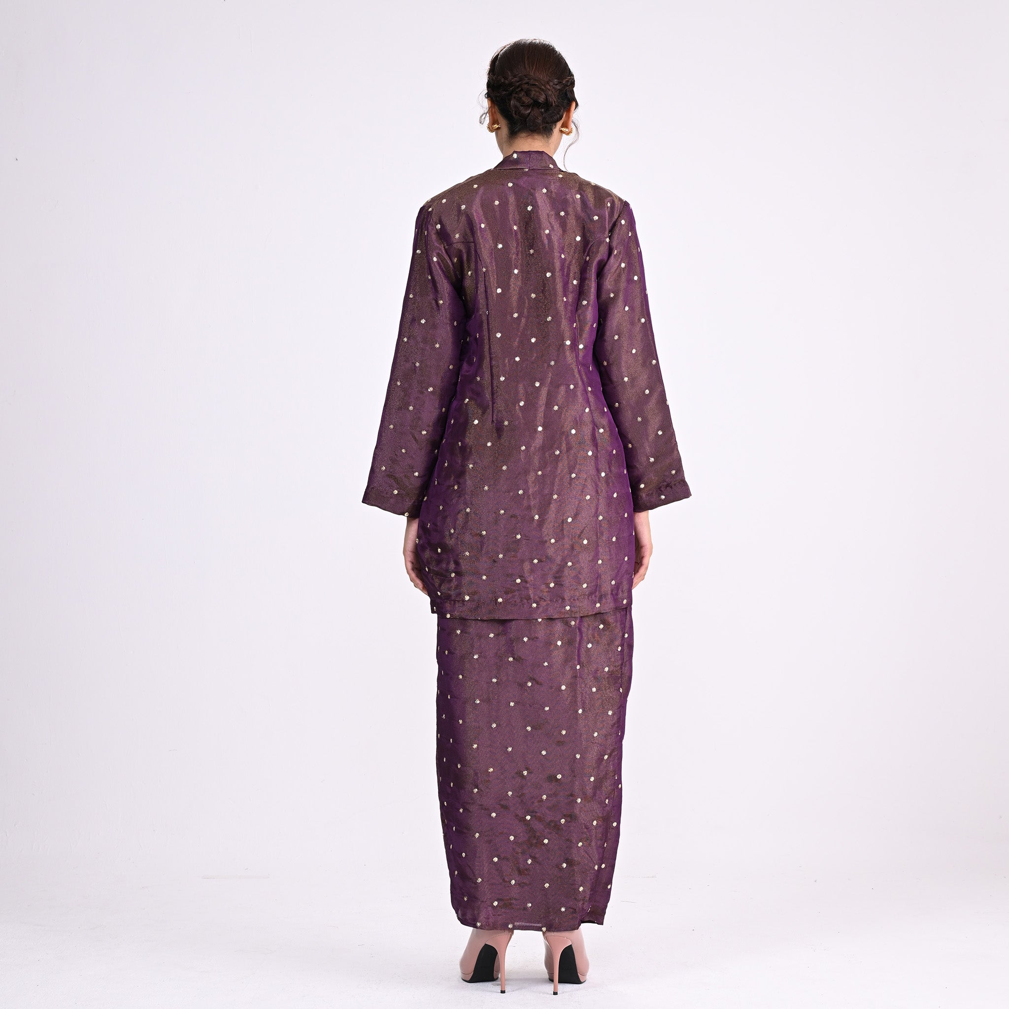 Kebaya Tok  Dayang Purple