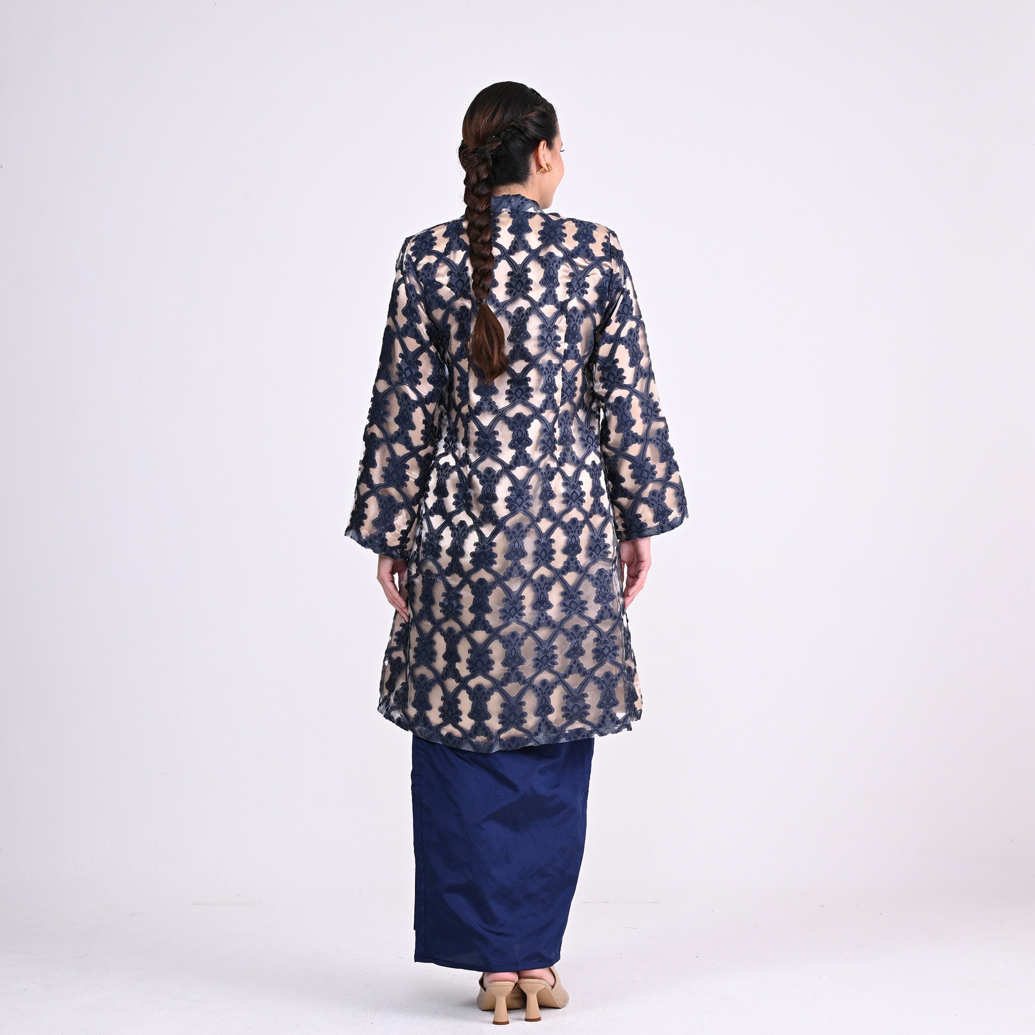 Kebaya Atilia Organza Blue