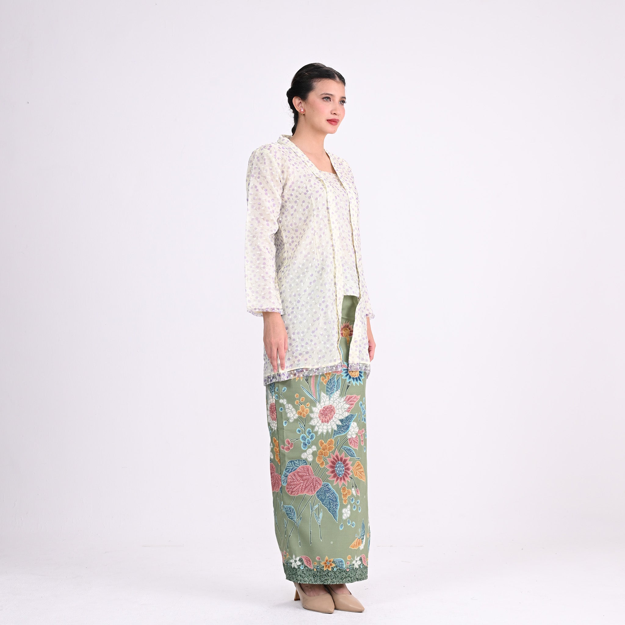 Kebaya KB Bunga Yellow