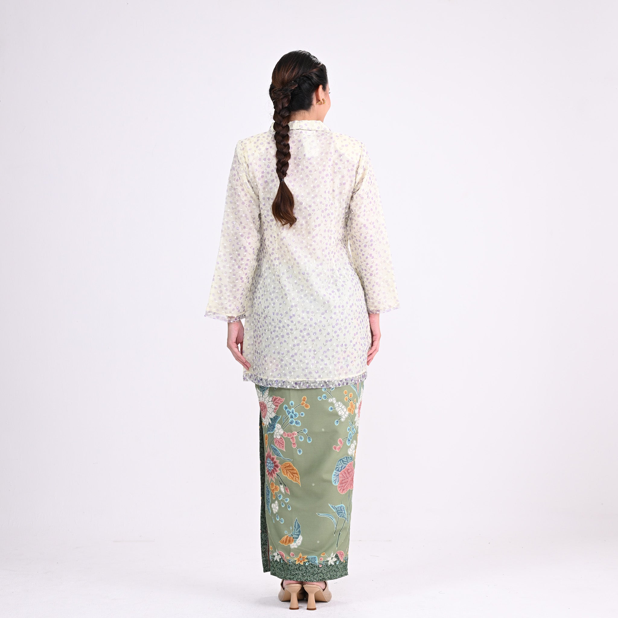 Kebaya KB Bunga Yellow