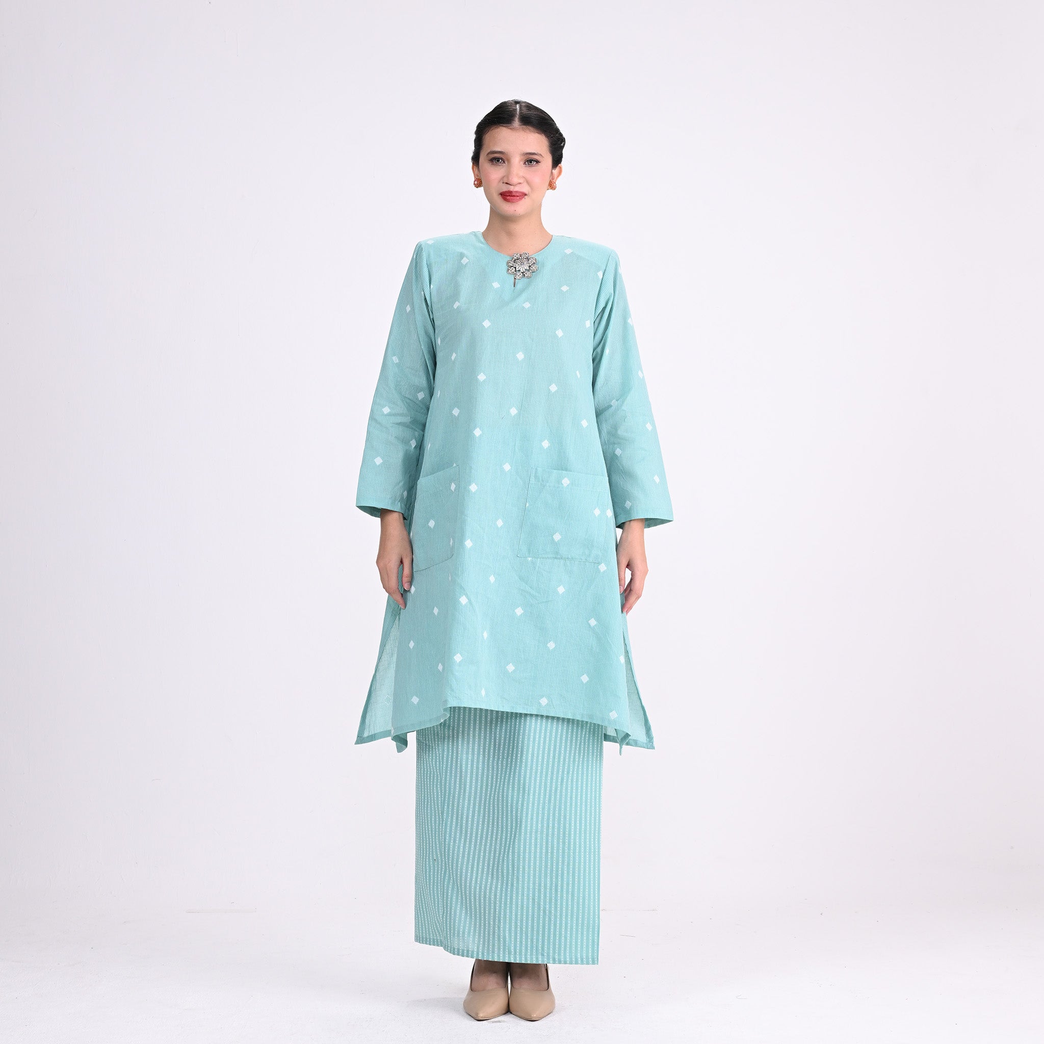 BKM Alina Riz Sage Blue