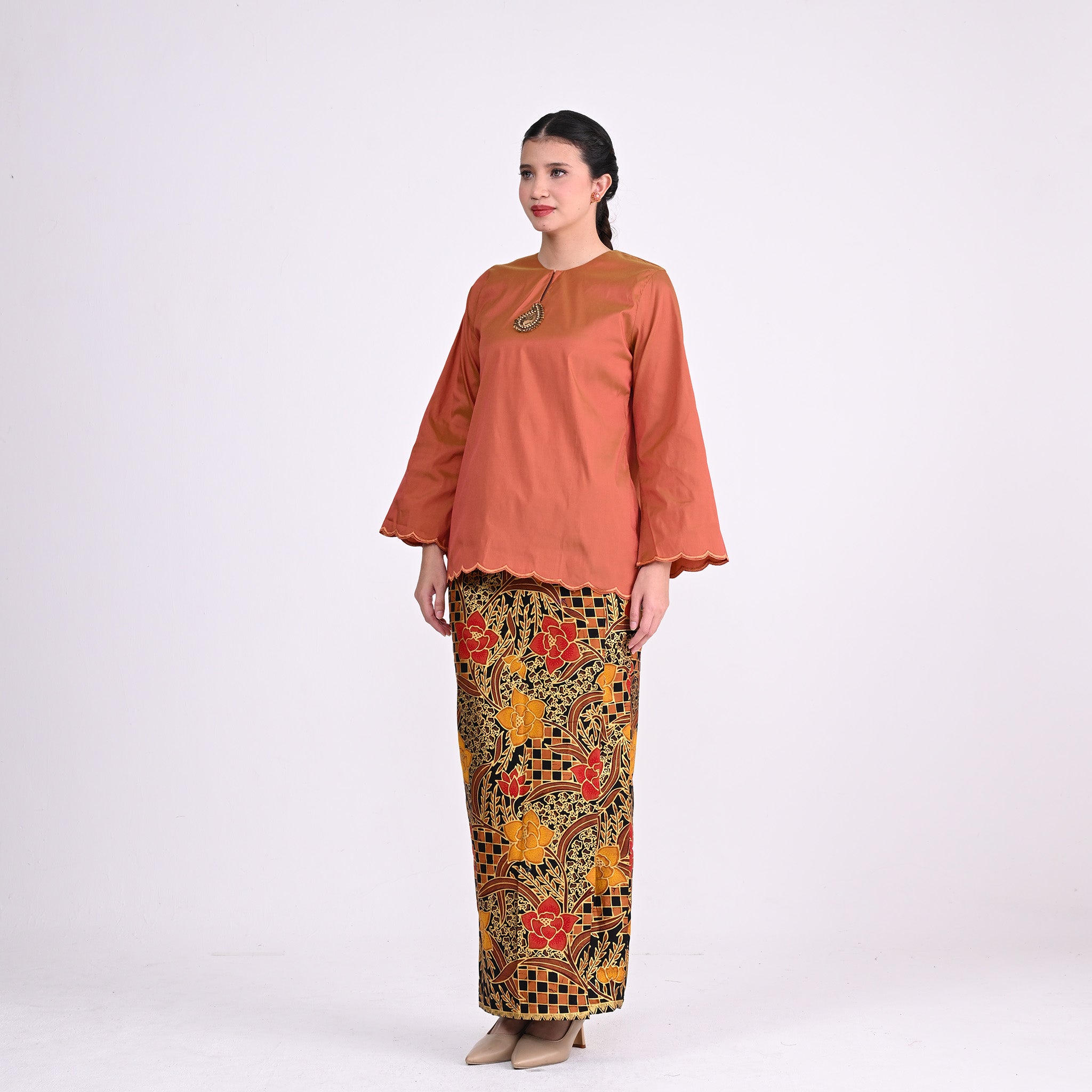 Batik Skirt Perada Red