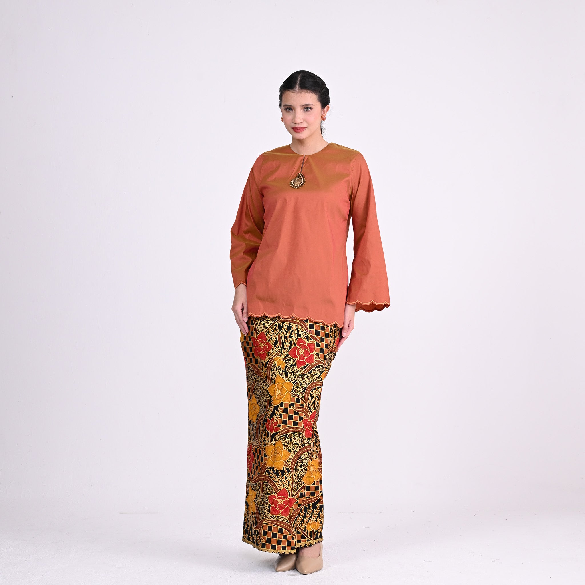 Batik Skirt Perada Red