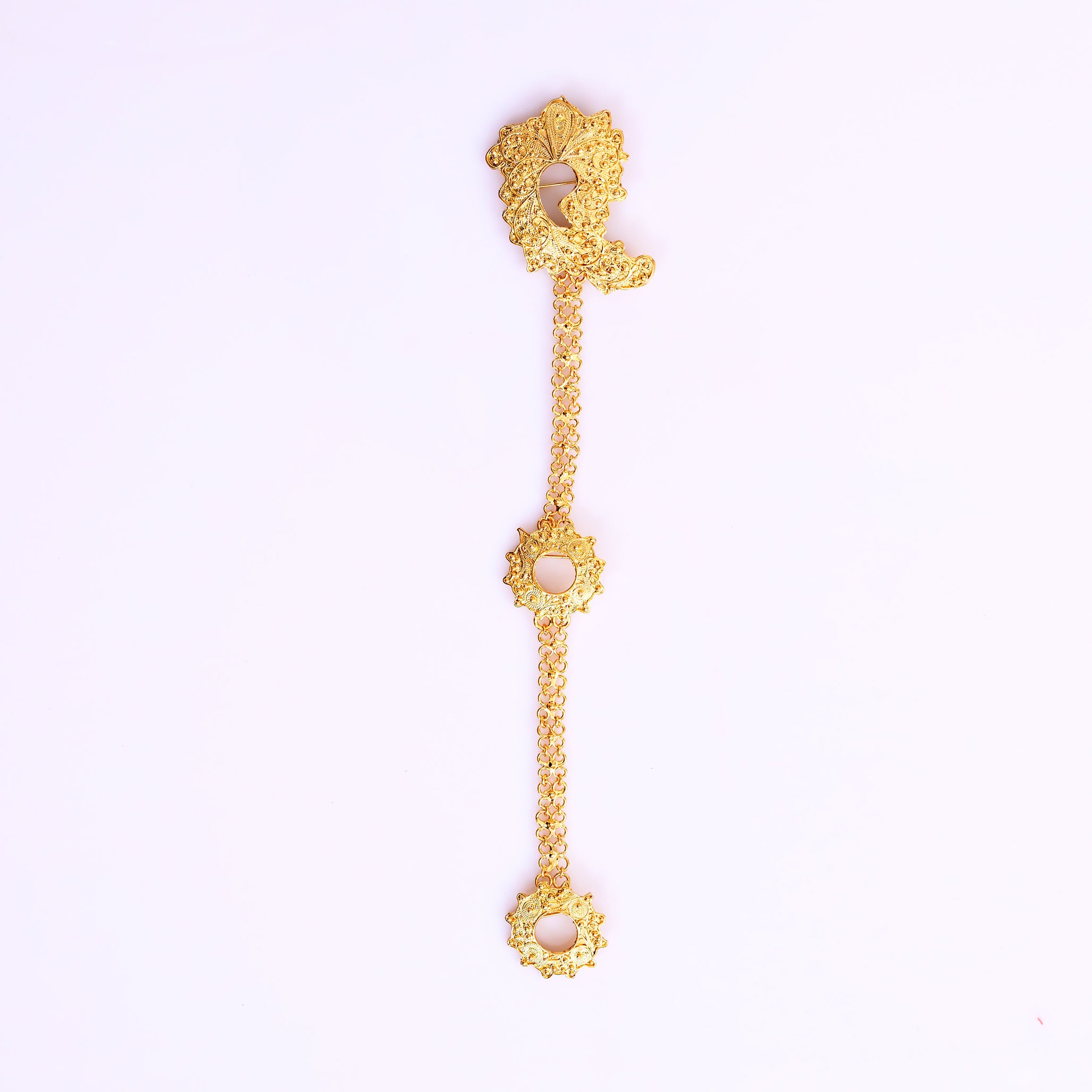 Brooch Teh Berantai Gold