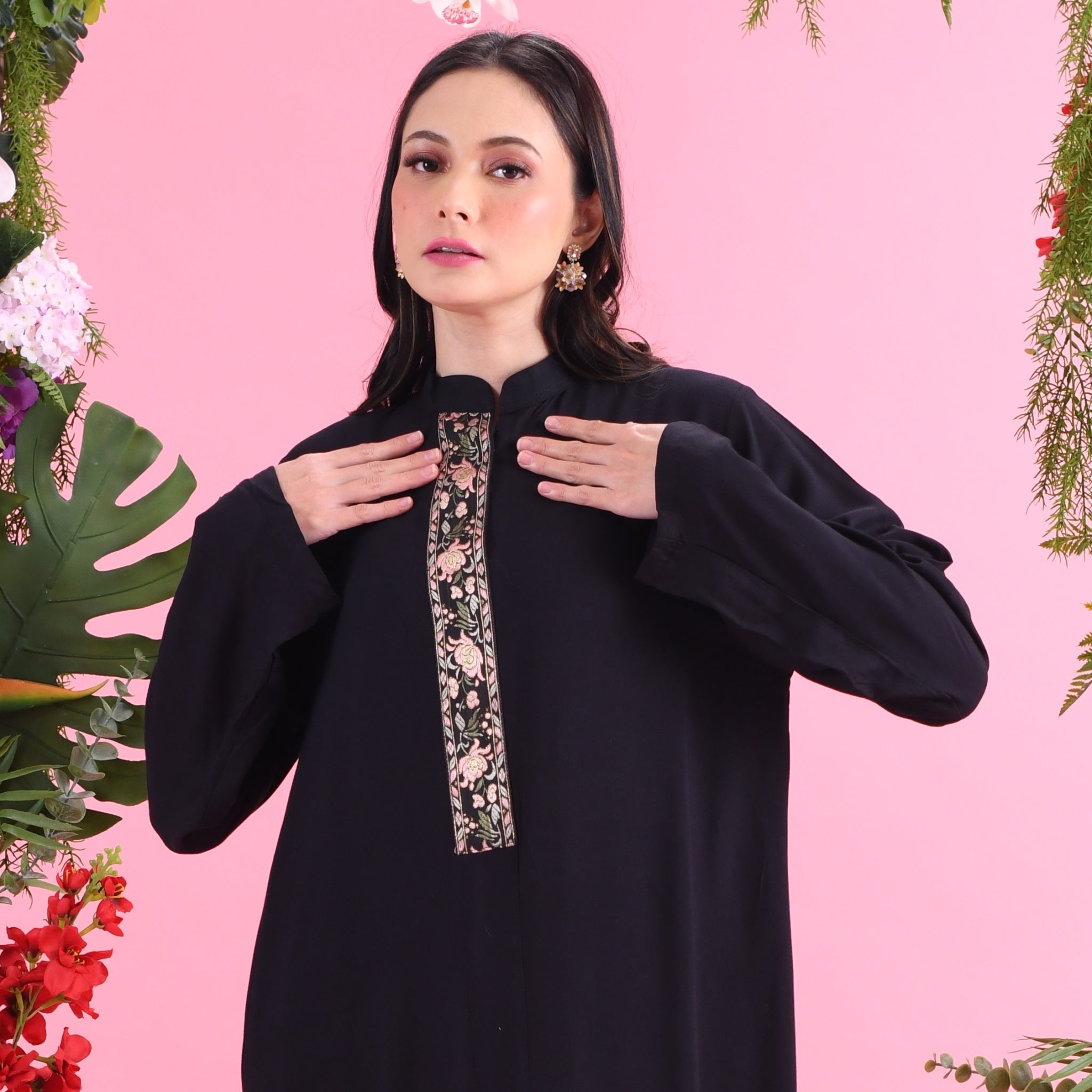 Jubah Parisa - Black