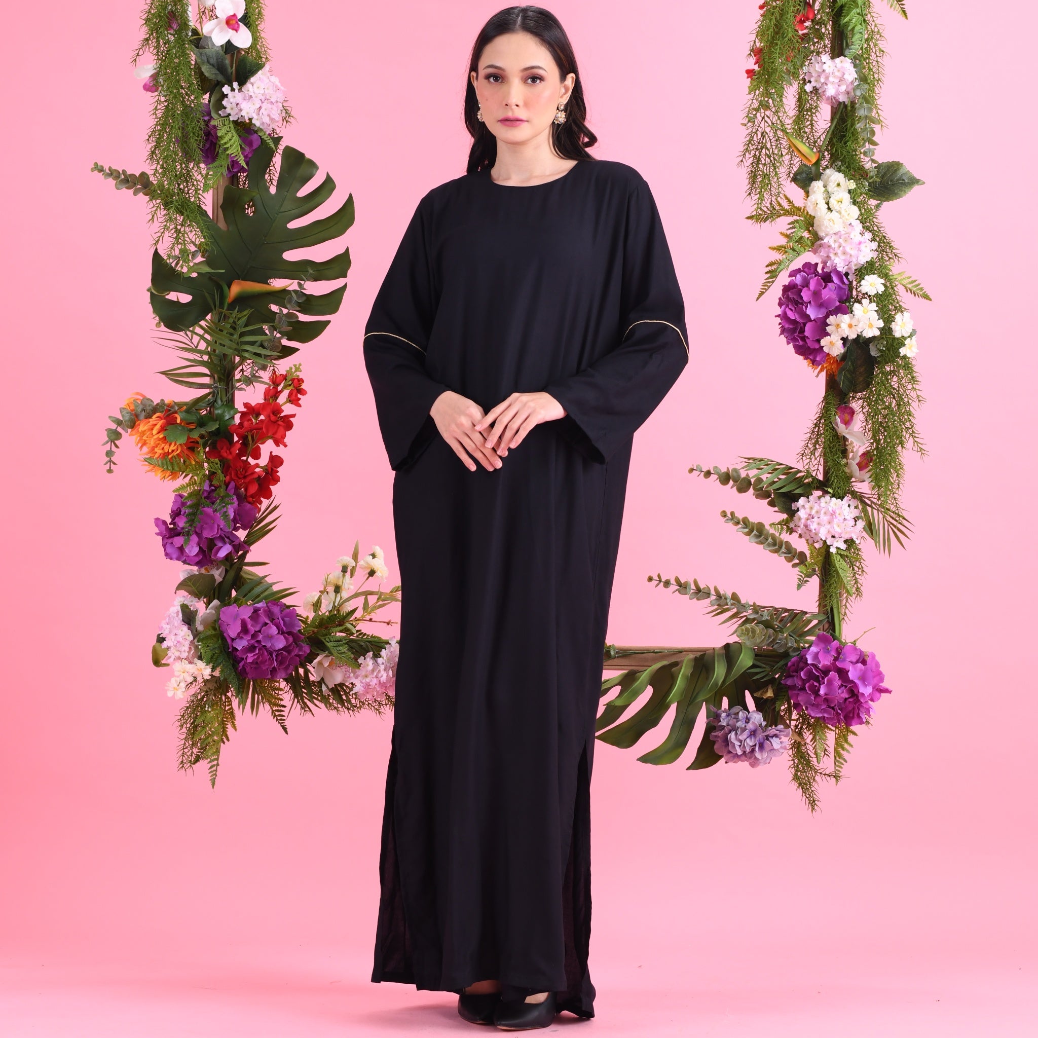 Shamara Basic Jubah II - Black