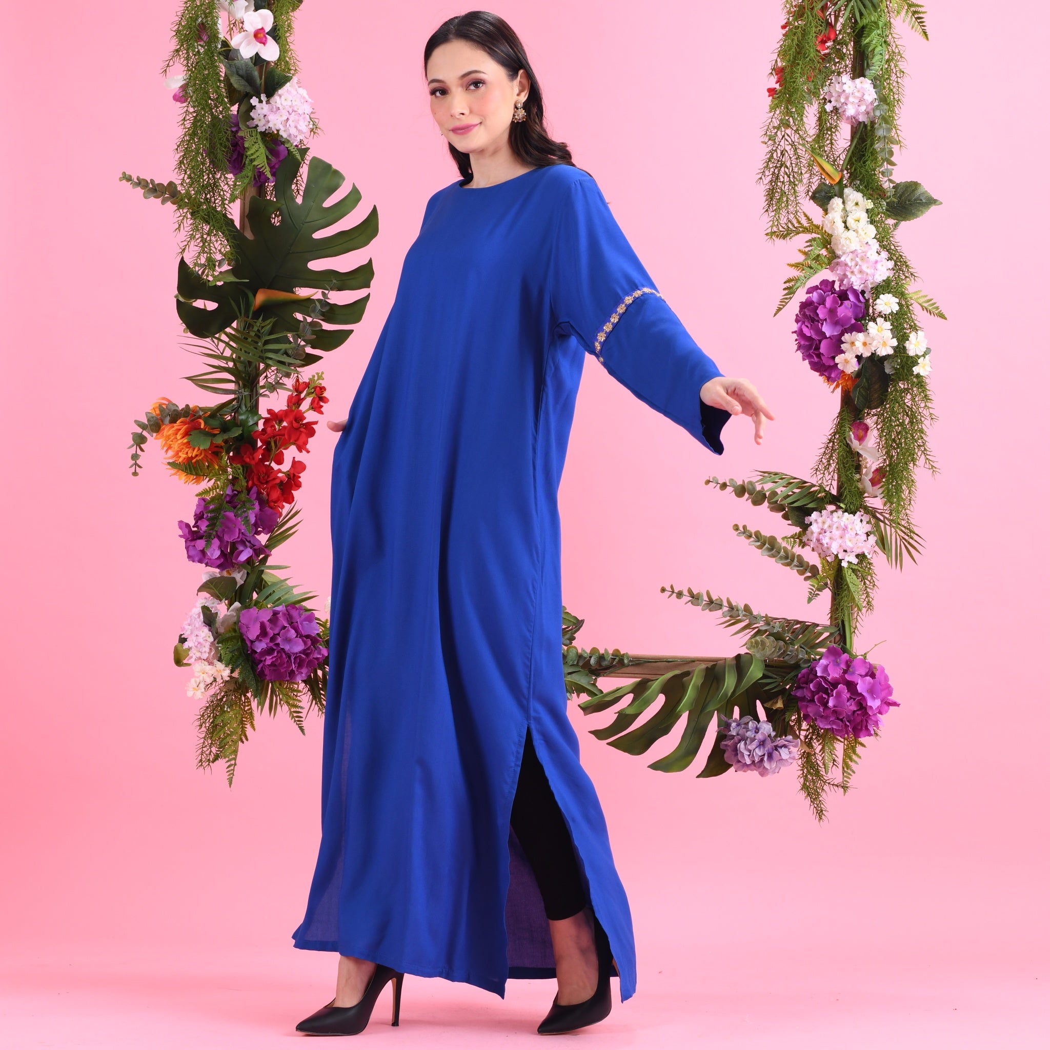 Shamara Basic Jubah II - Blue