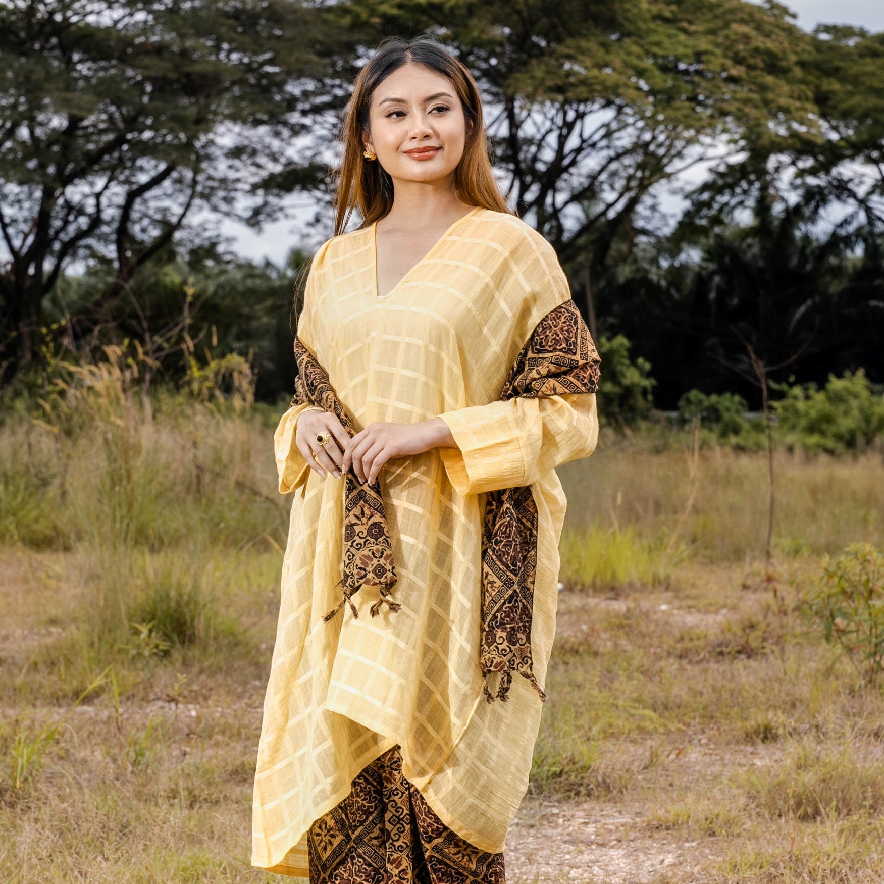 Kurung Tokko - Yellow (Top Only)