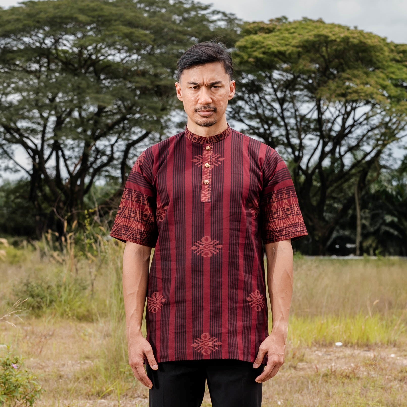 Men Batik Klasik - Red