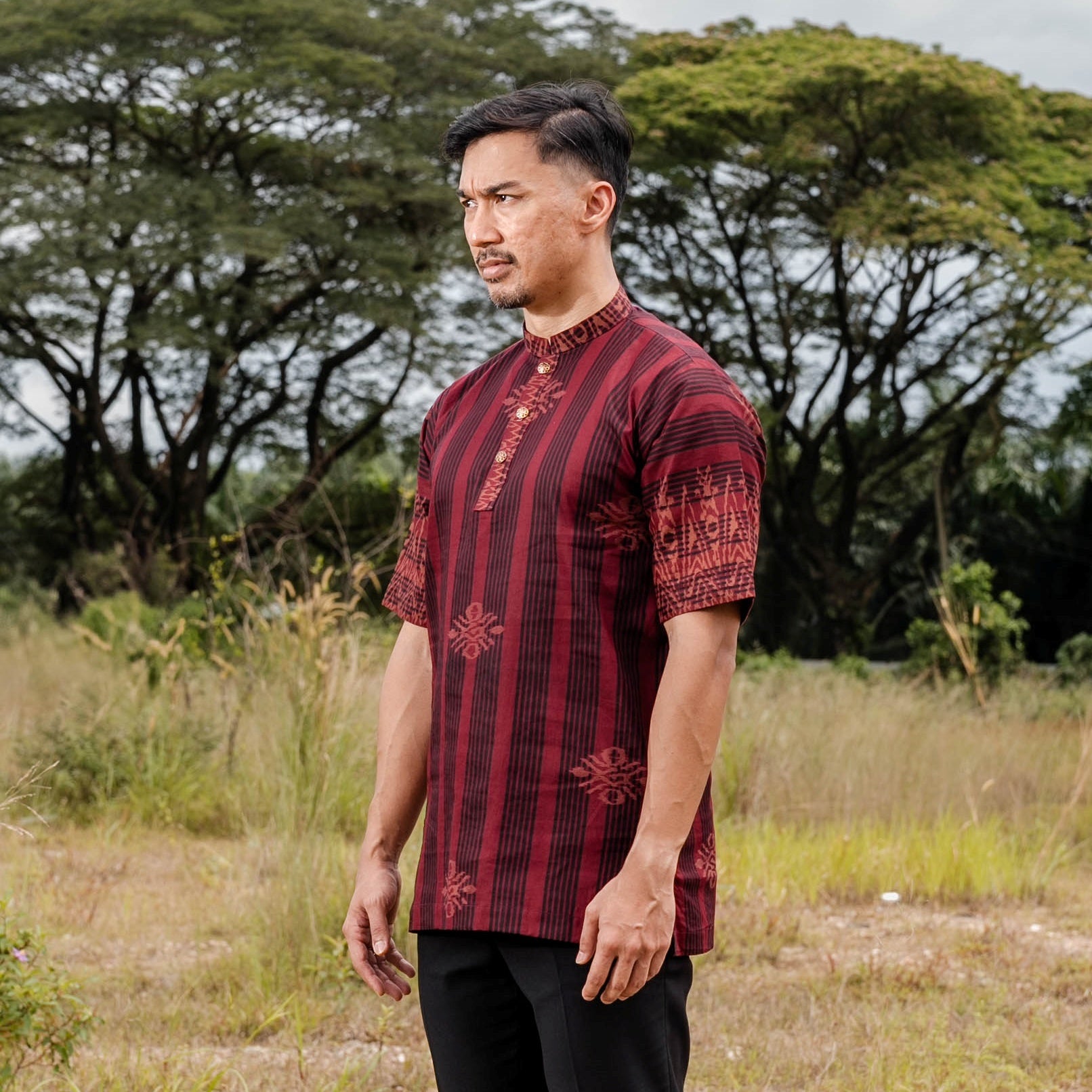 Men Batik Klasik - Red