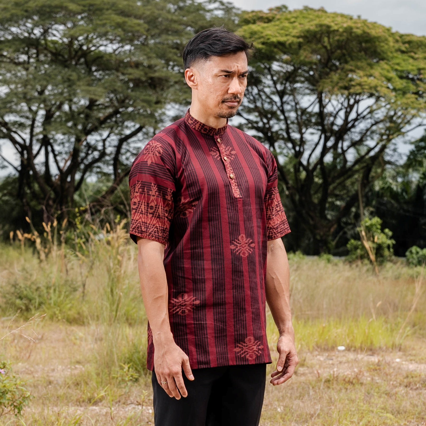 Men Batik Klasik - Red