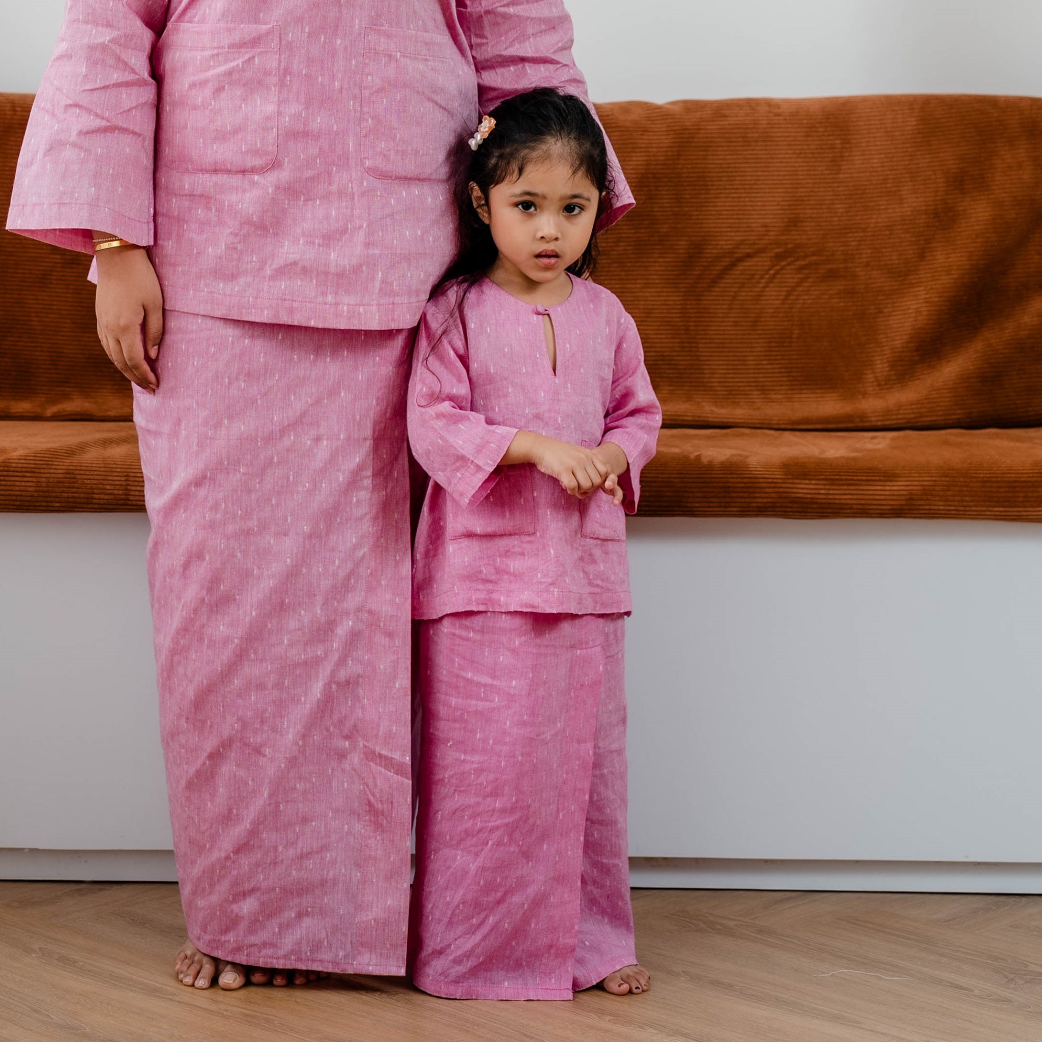 Baju Kedah Chenta - Girls in Pink