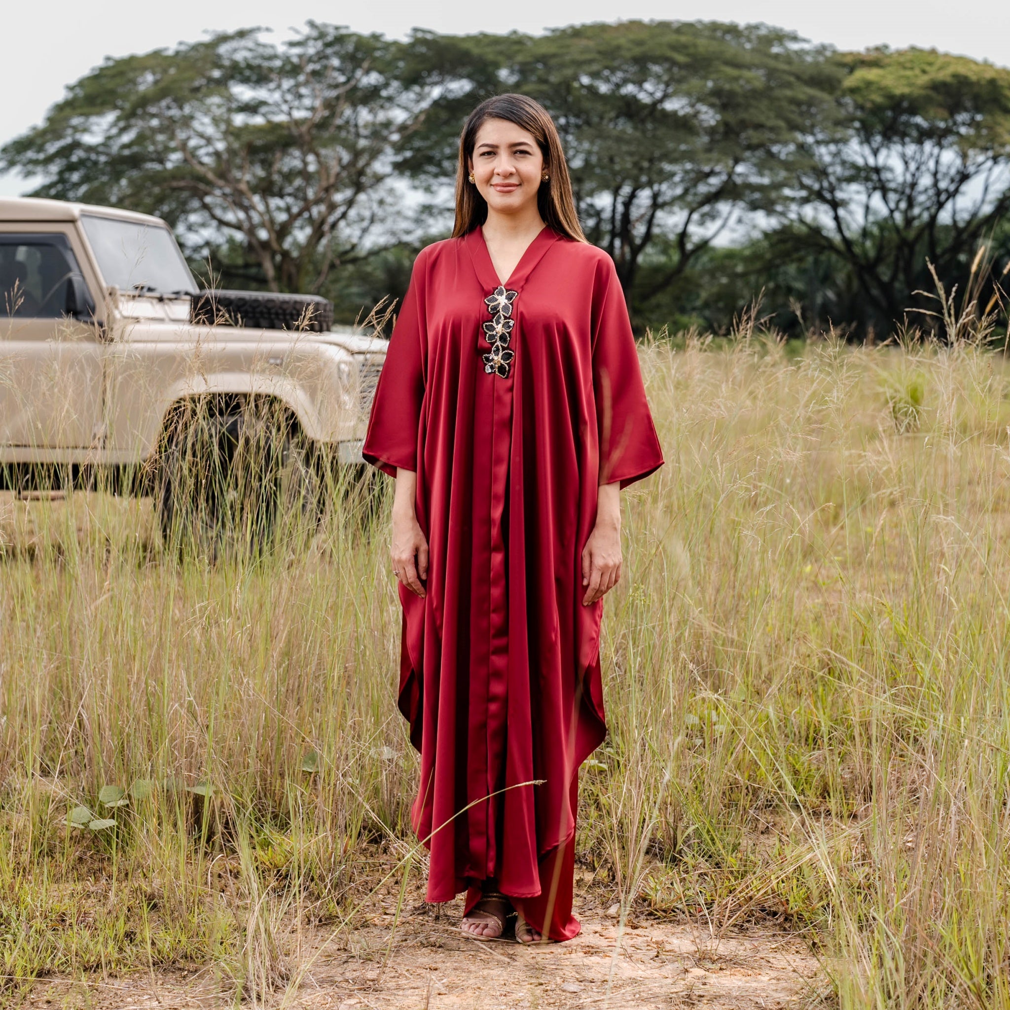 Kaftan Citrine - Maroon