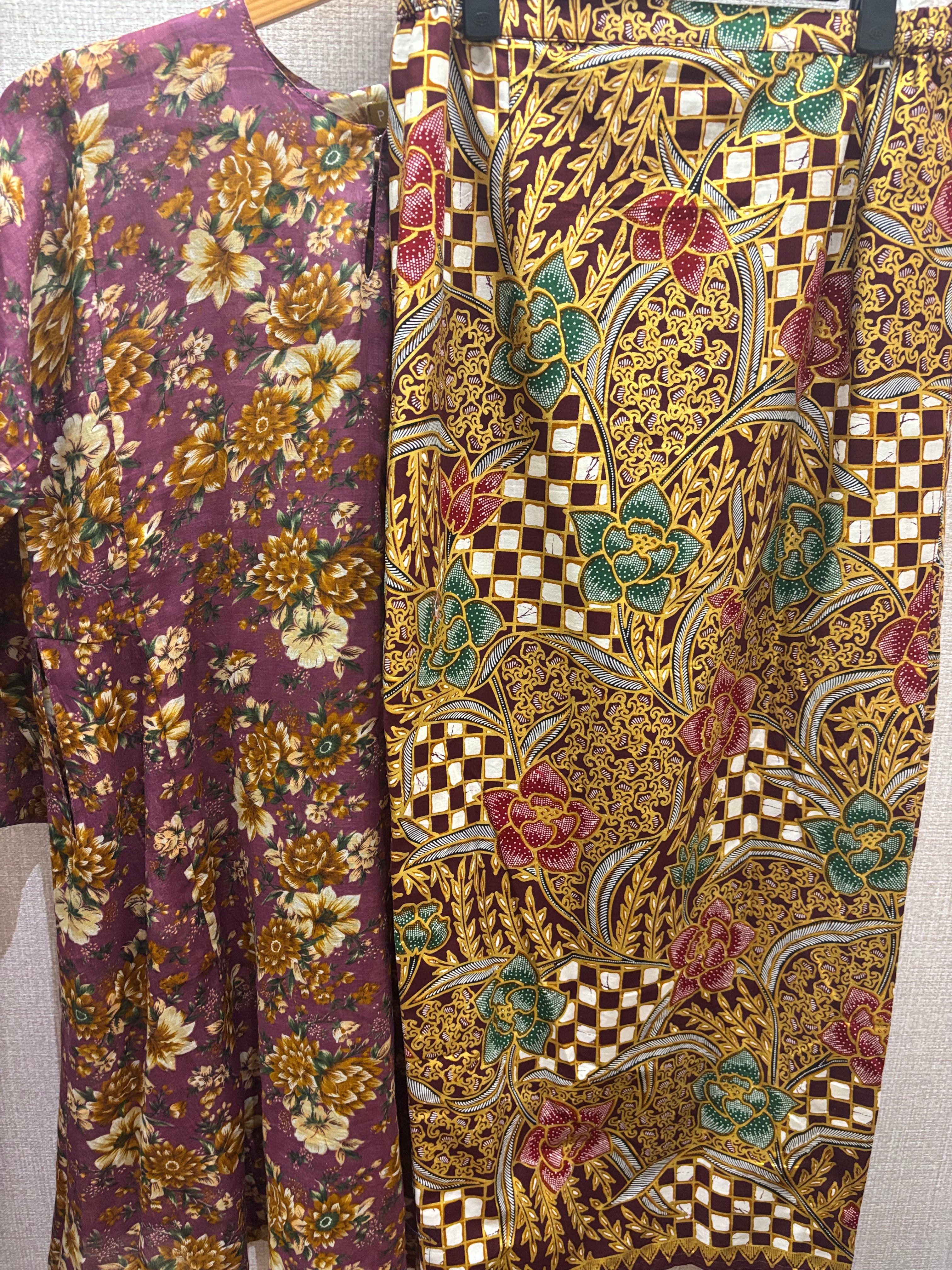 Baju Kurung Wan Kapas Purple