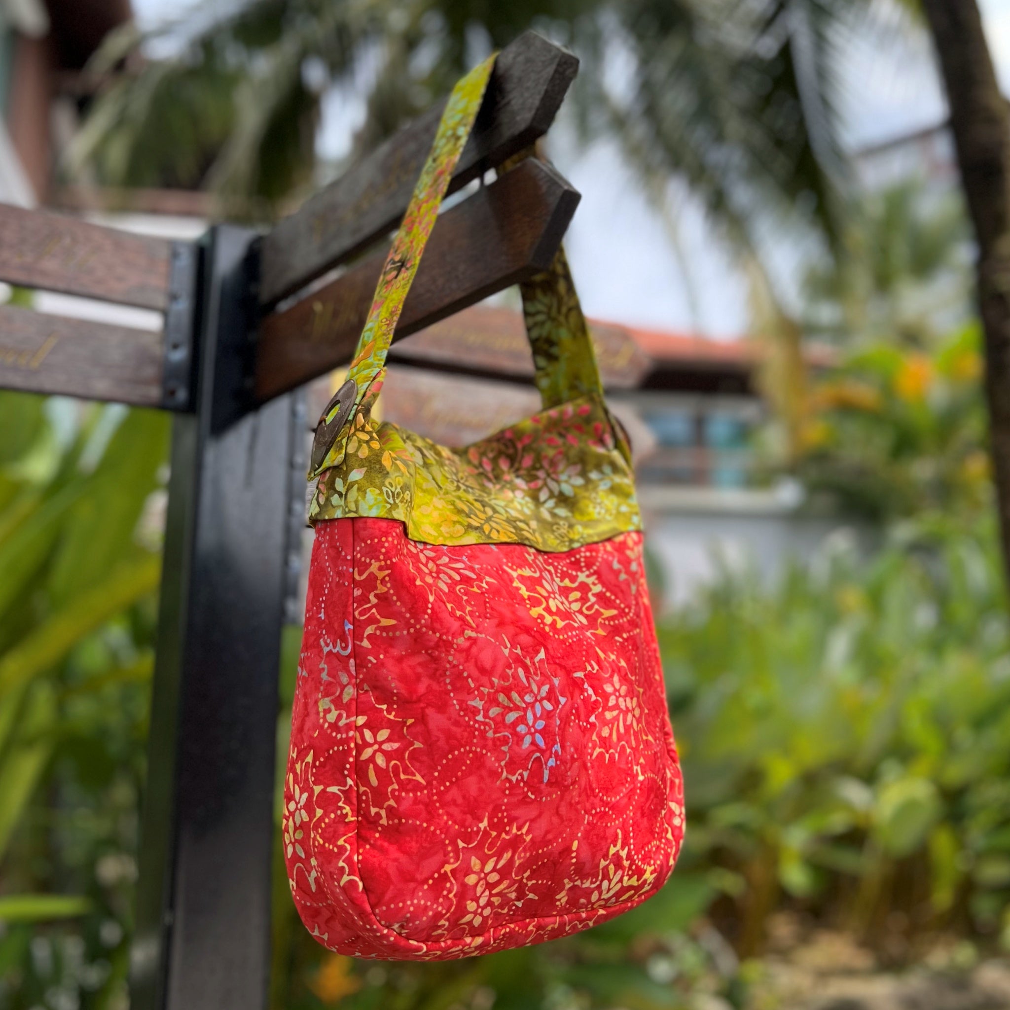 Batik Hobo Bag - Sunrise edition