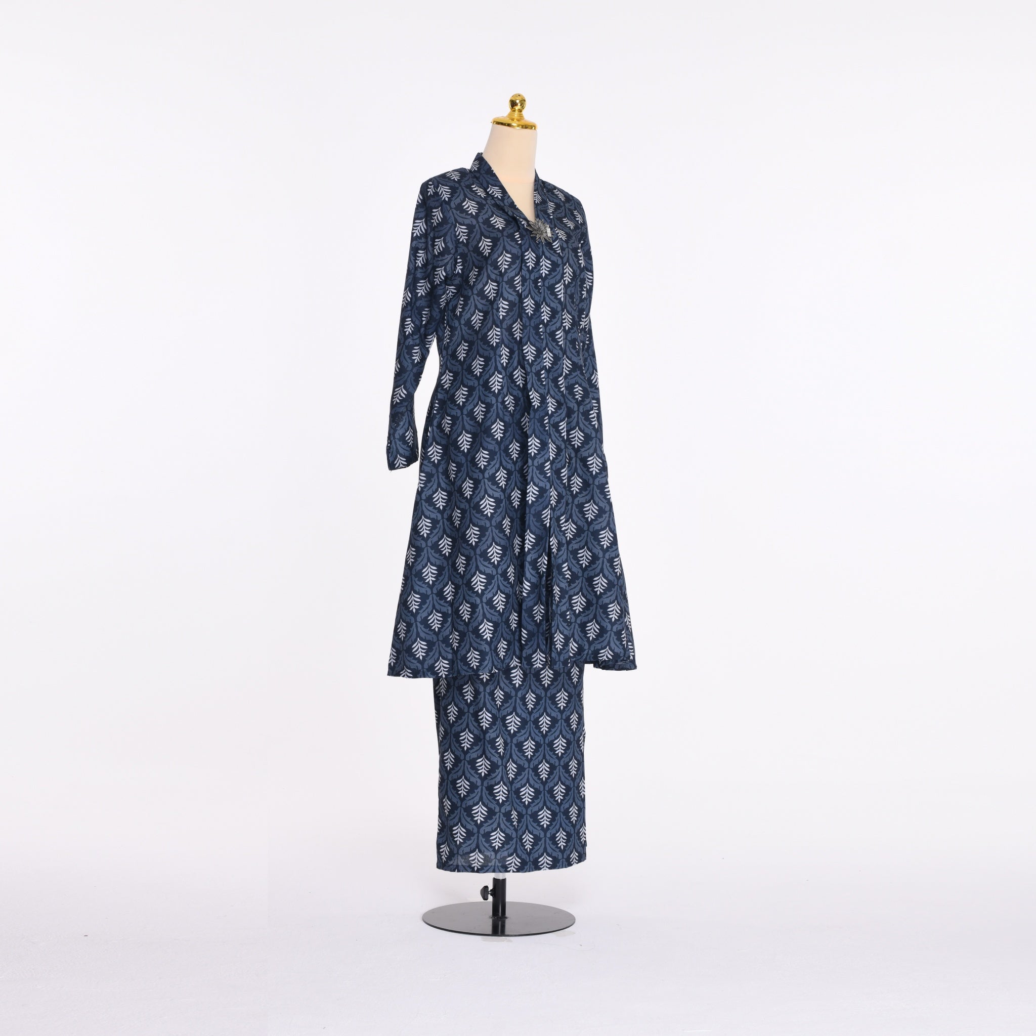 Kebaya Salamiah Etro Blue