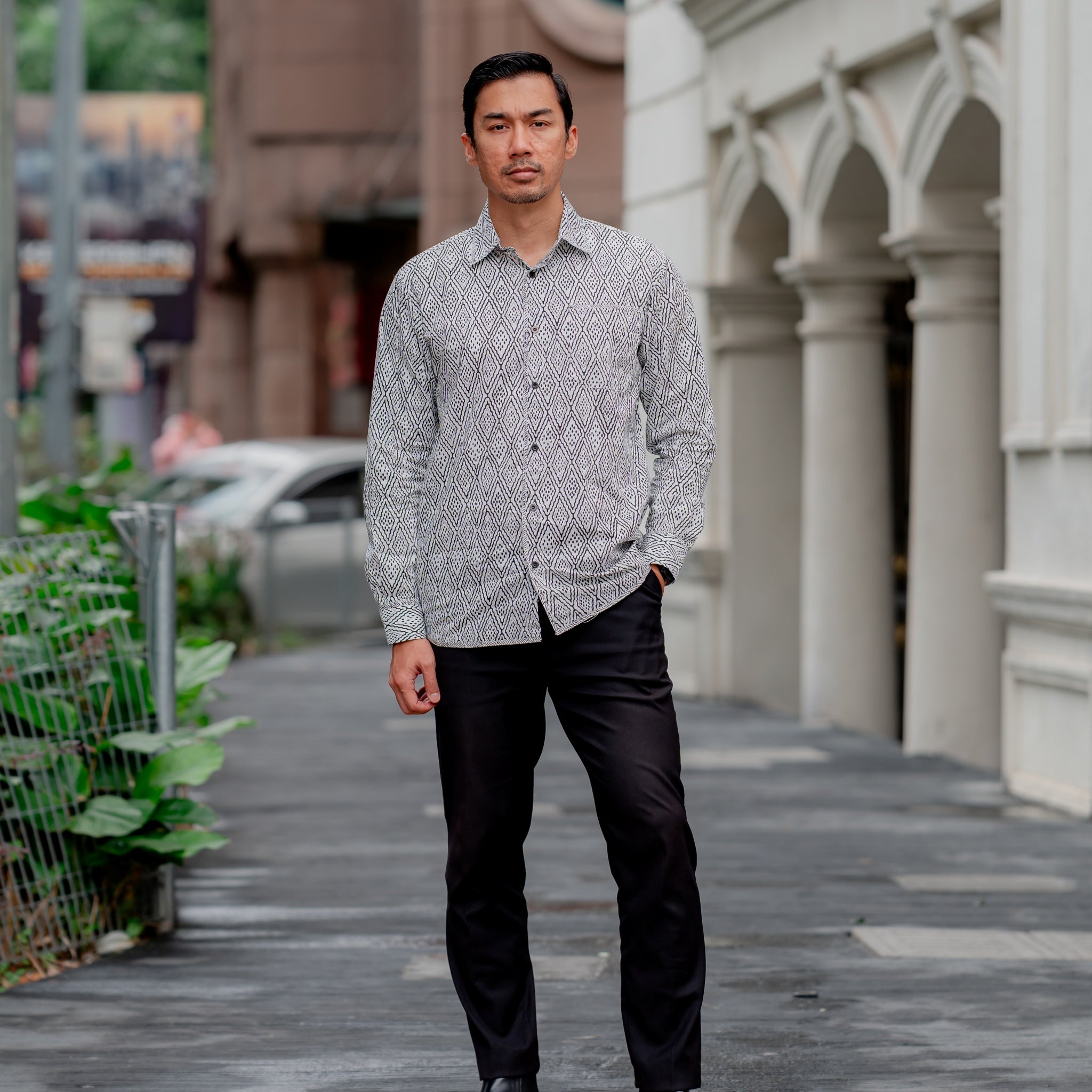 Men Batik PKL Long Sleeve in Doodle